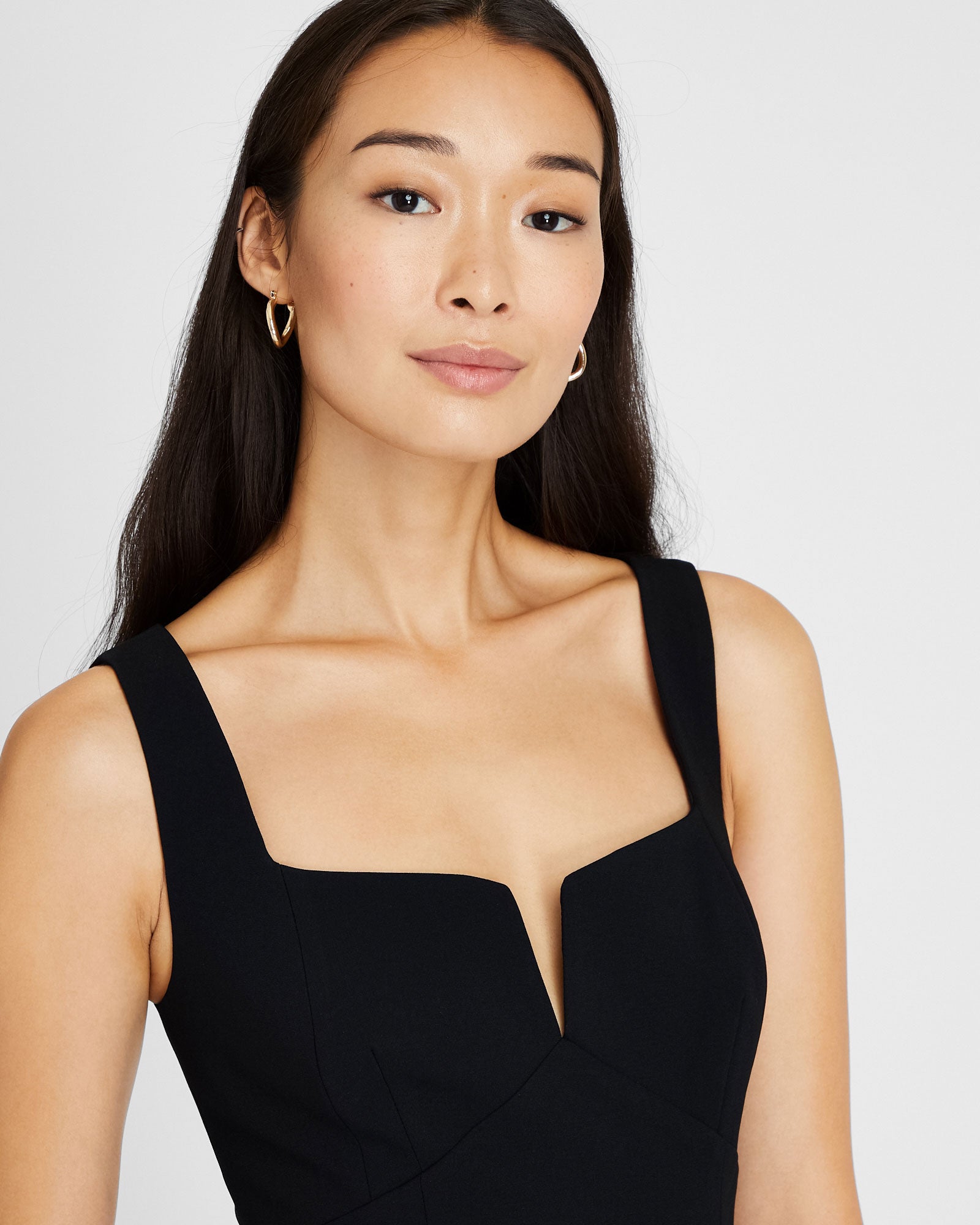 CLUB MONACO - Sleek Fitted Dress - Black