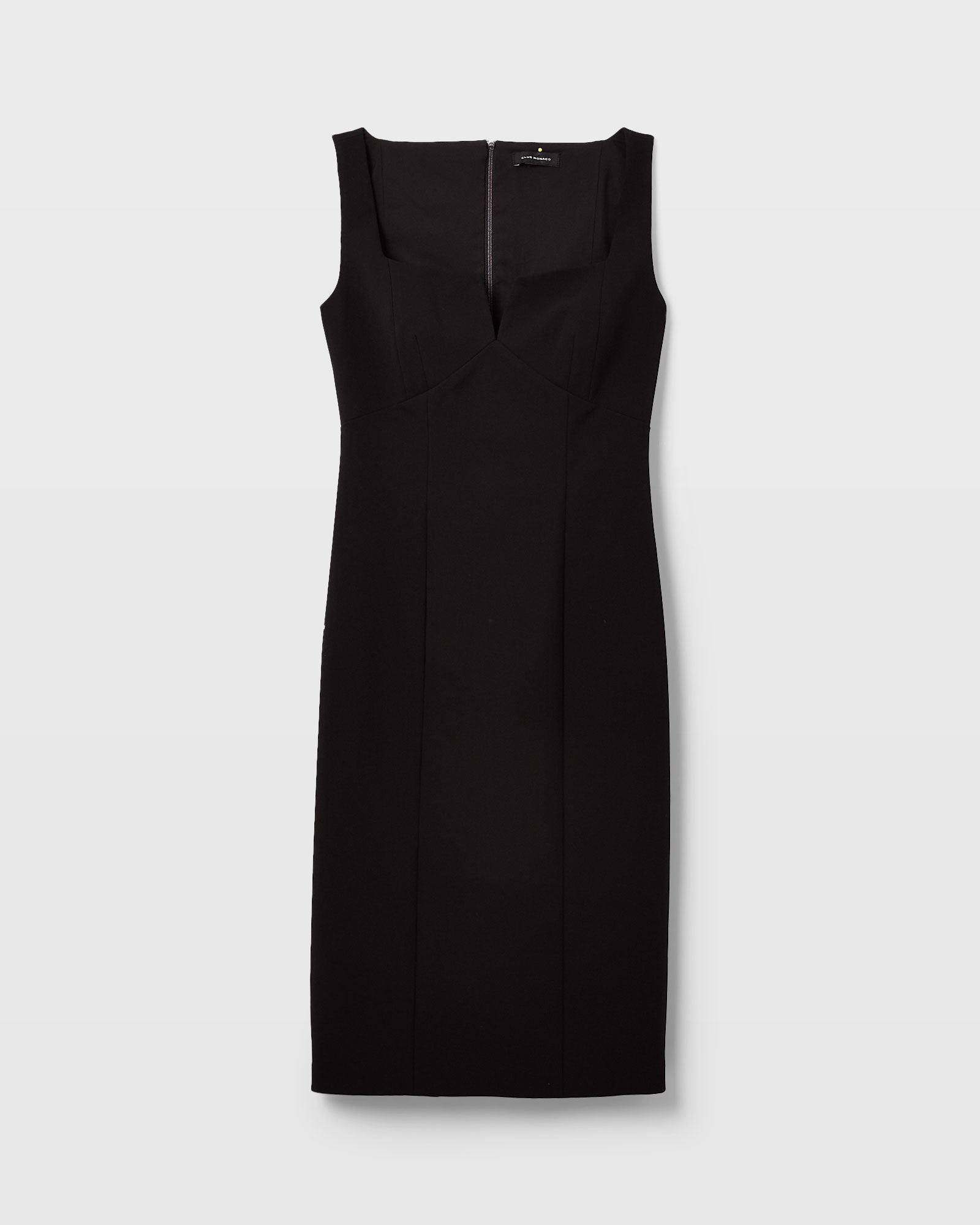 CLUB MONACO - Sleek Fitted Dress - Black