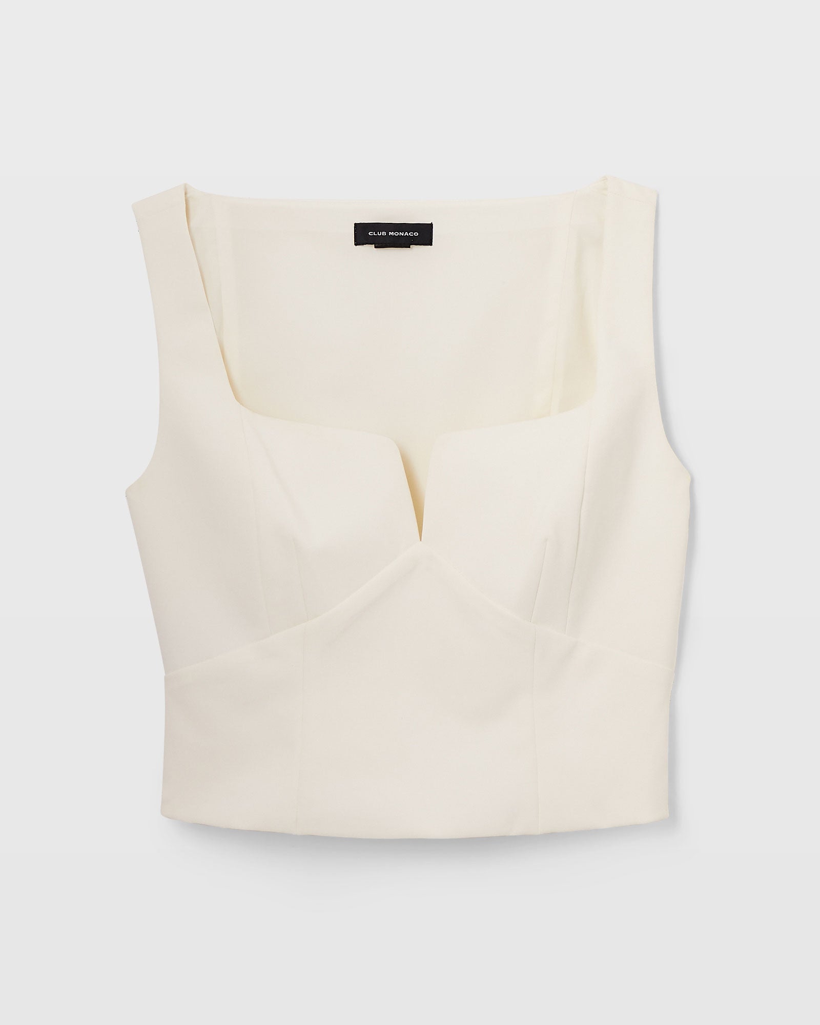 CLUB MONACO - Haut ajusté élégant - Blanc