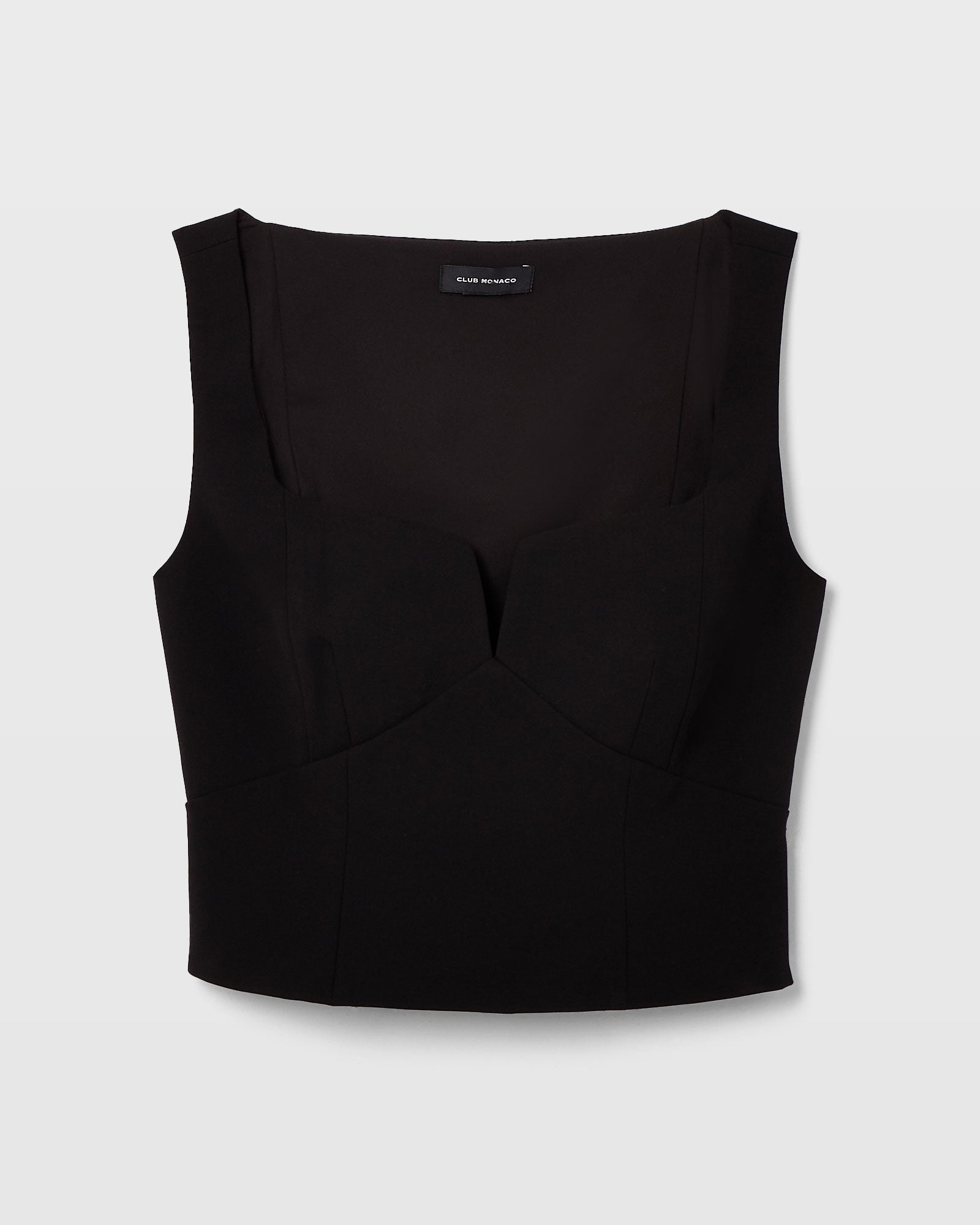 CLUB MONACO - Haut ajusté élégant - Noir