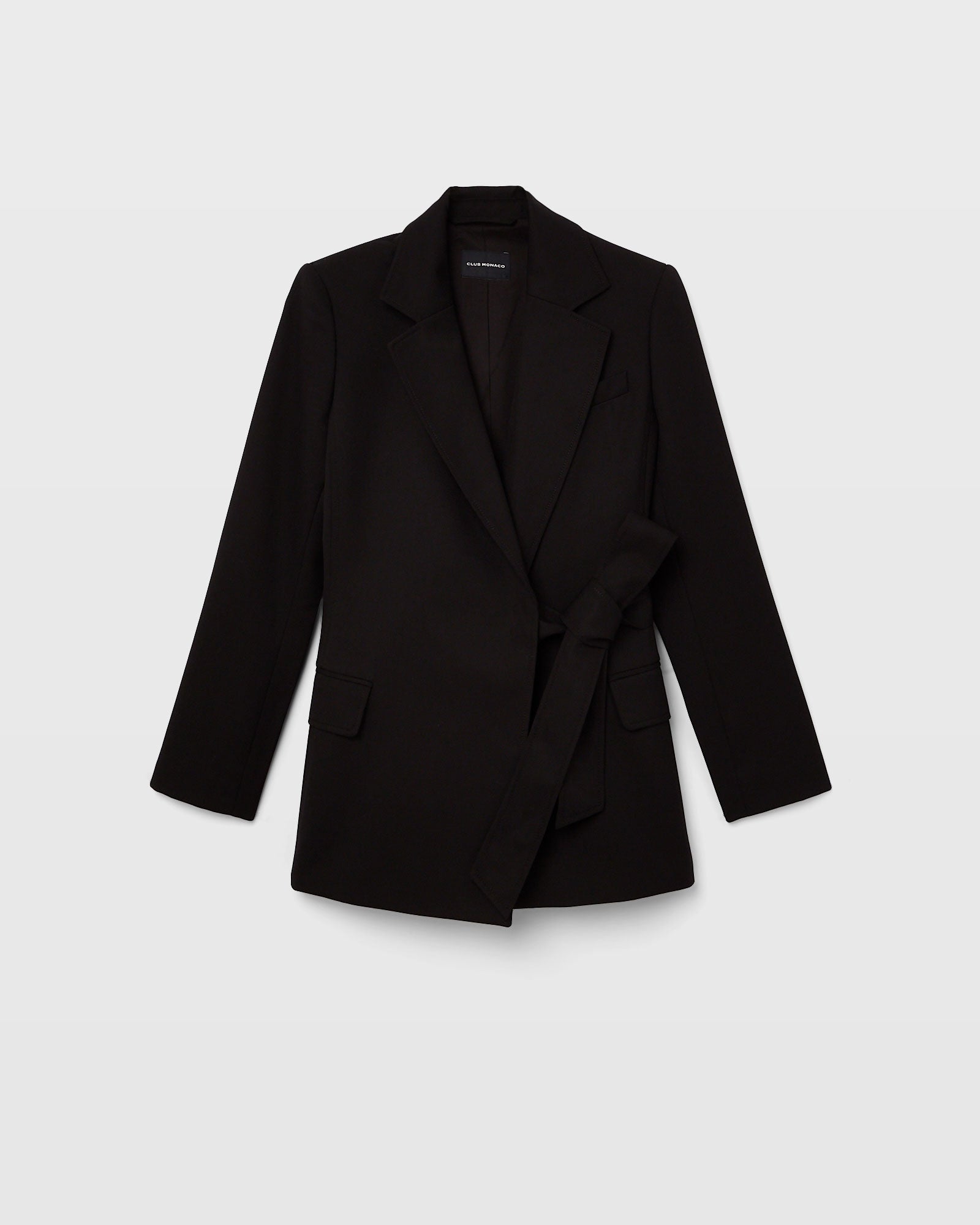 CLUB MONACO - Blazer noué à la taille - Noir