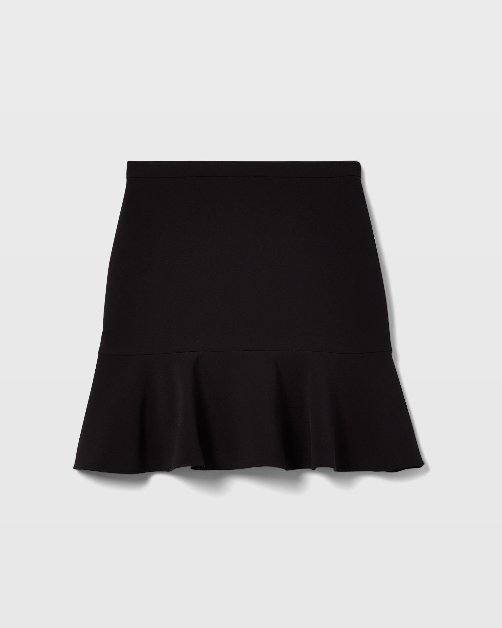CLUB MONACO - Short Flounce Skirt - Black