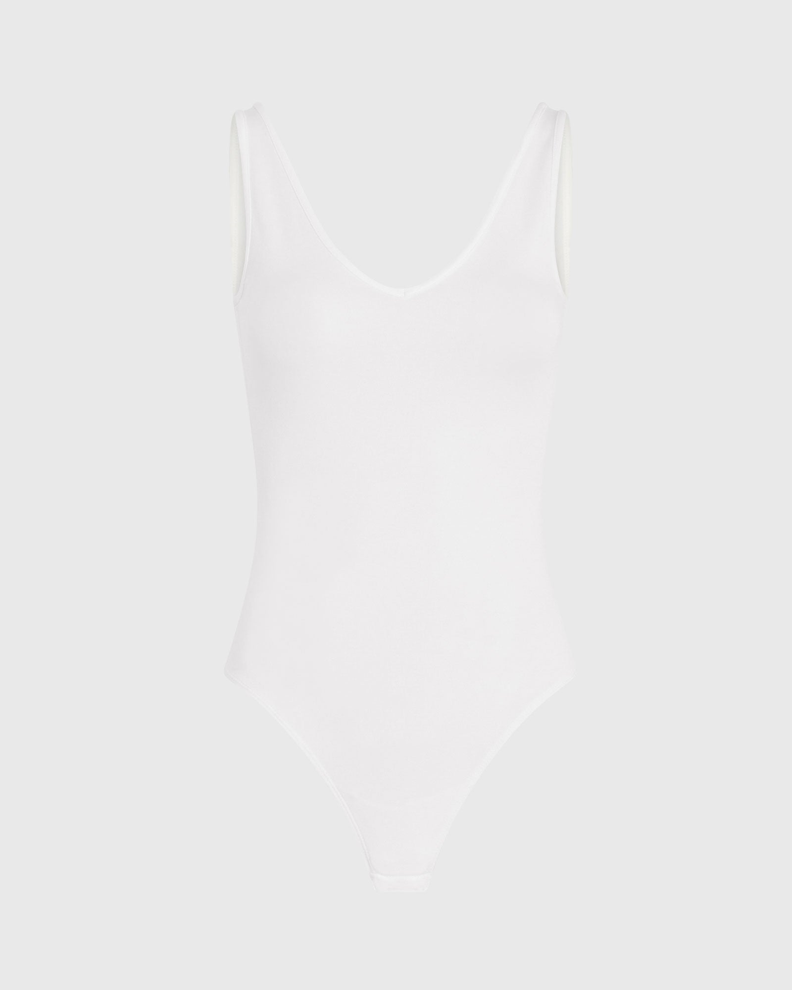 CLUB MONACO - Ribbed Bodysuit - White