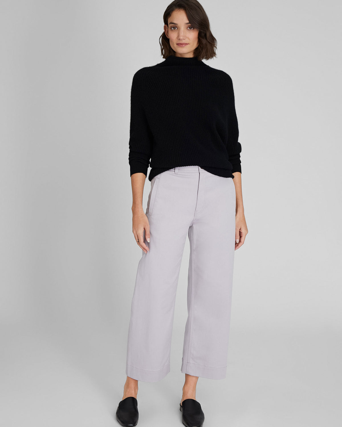 Pantalon Cropped Theory – Taille 0 – Blanc – Tissu Twill – Neuf Avec étiquettes (Prix D'origine 295$)