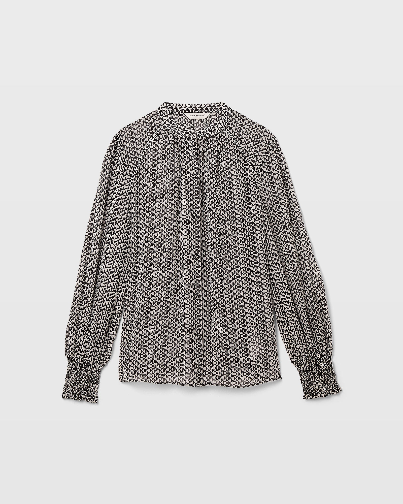 CLUB MONACO - Chemisier à imprimé géométrique - Imprimé géo