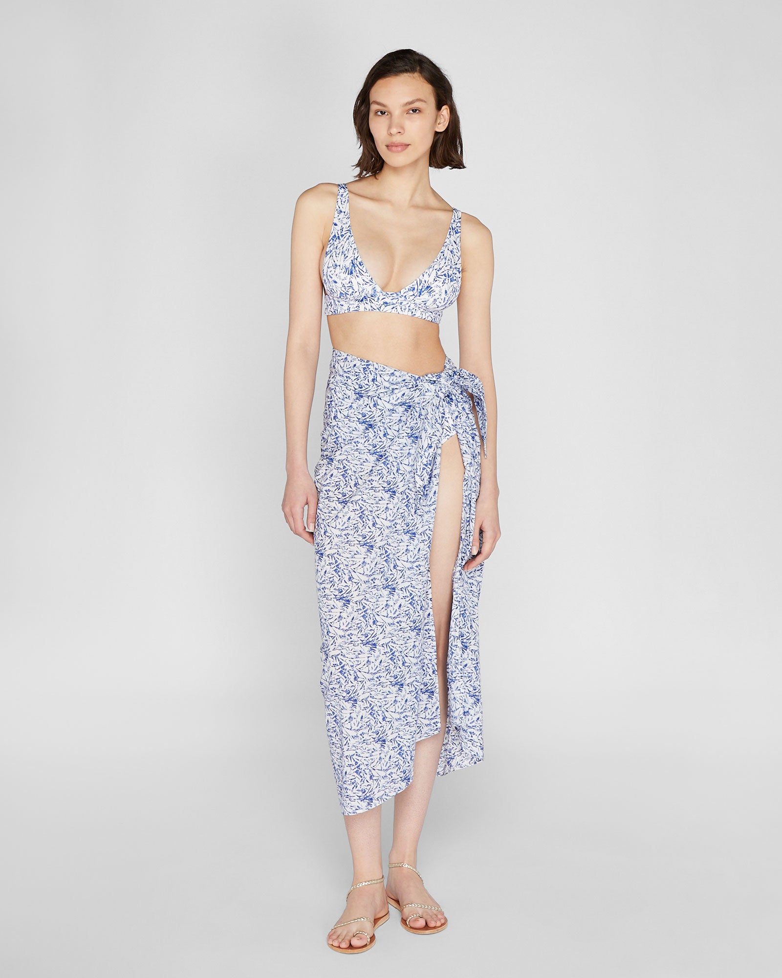 CLUB MONACO - Onia Full Length Gauze Pareo - Blanc De Blanc