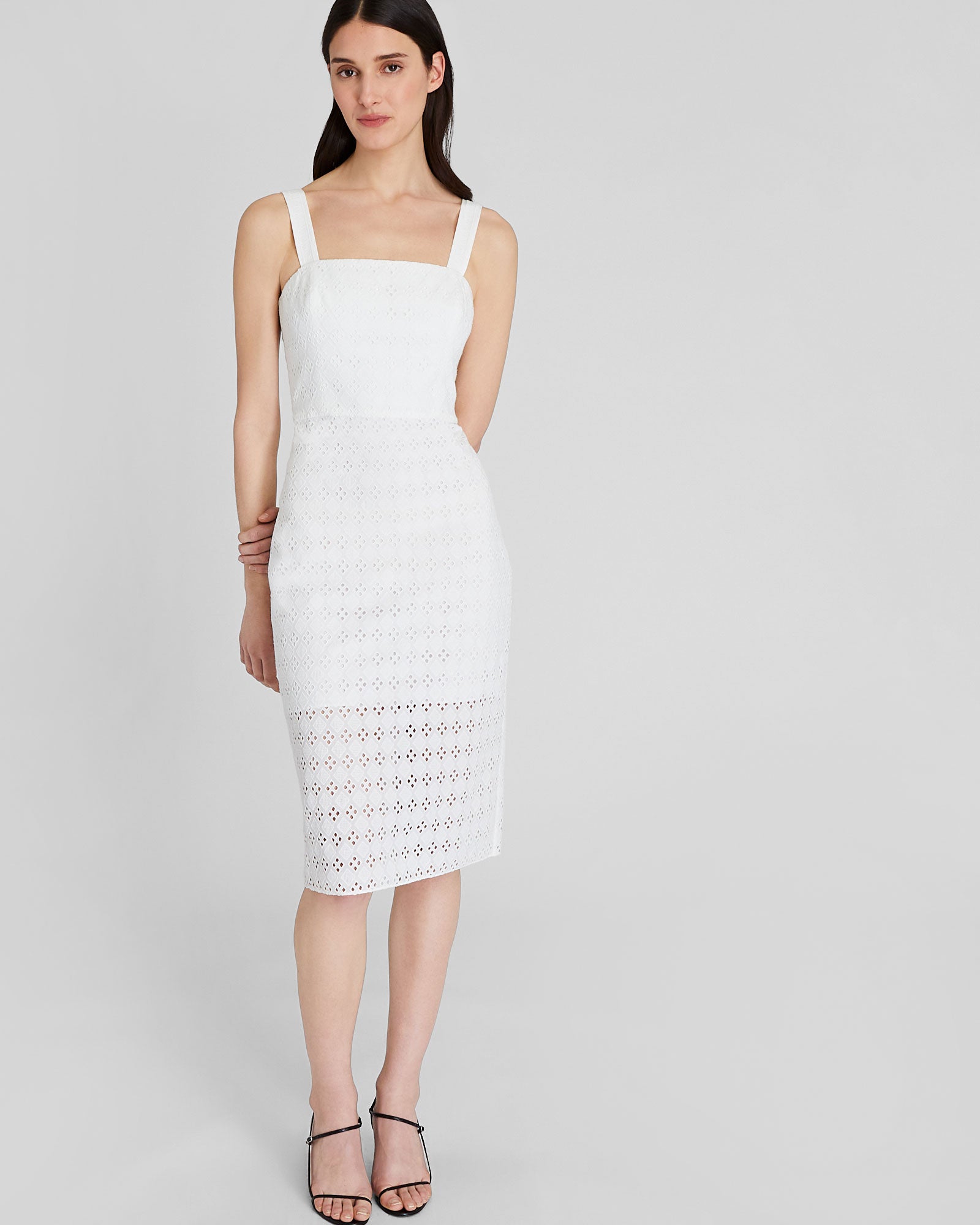 Eyelet Midi Dress Eyelet Midi Dress
