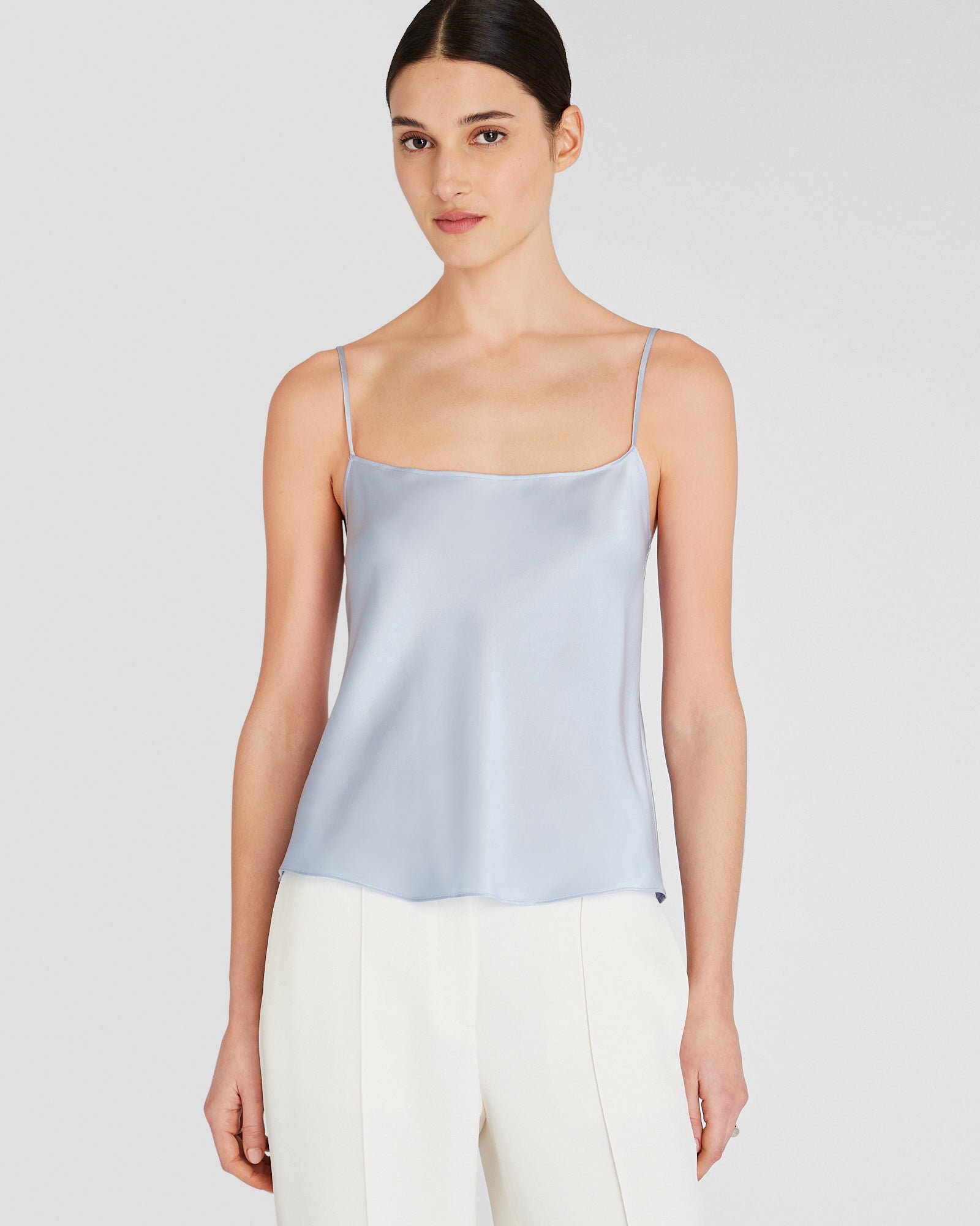 CLUB MONACO - Silk Charmeuse Cami - Port Blue