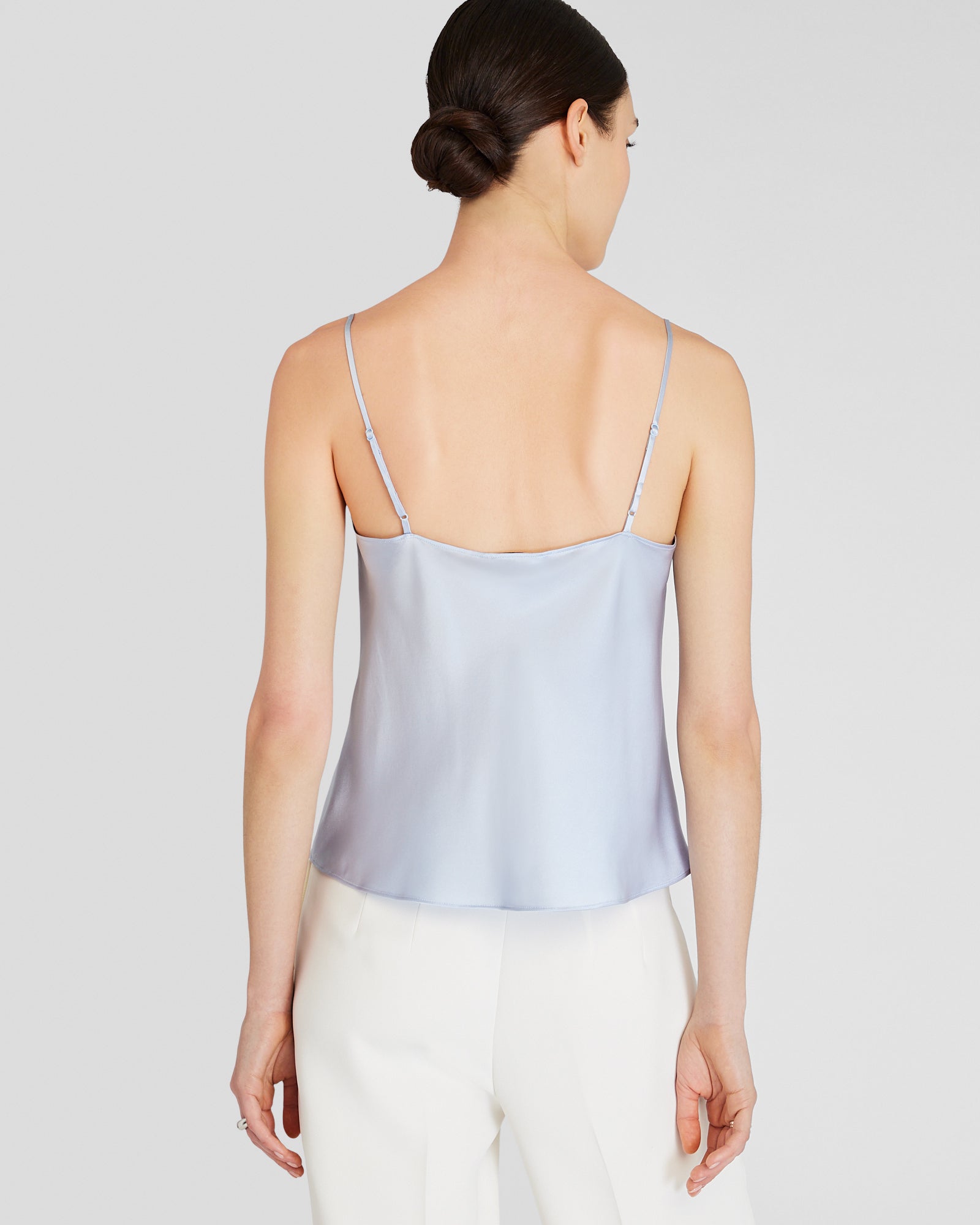 CLUB MONACO - Silk Charmeuse Cami - Port Blue