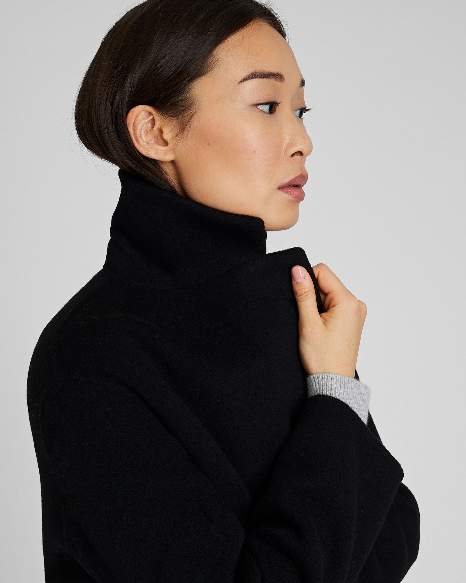 CLUB MONACO - Faith Midi Coat - Noir