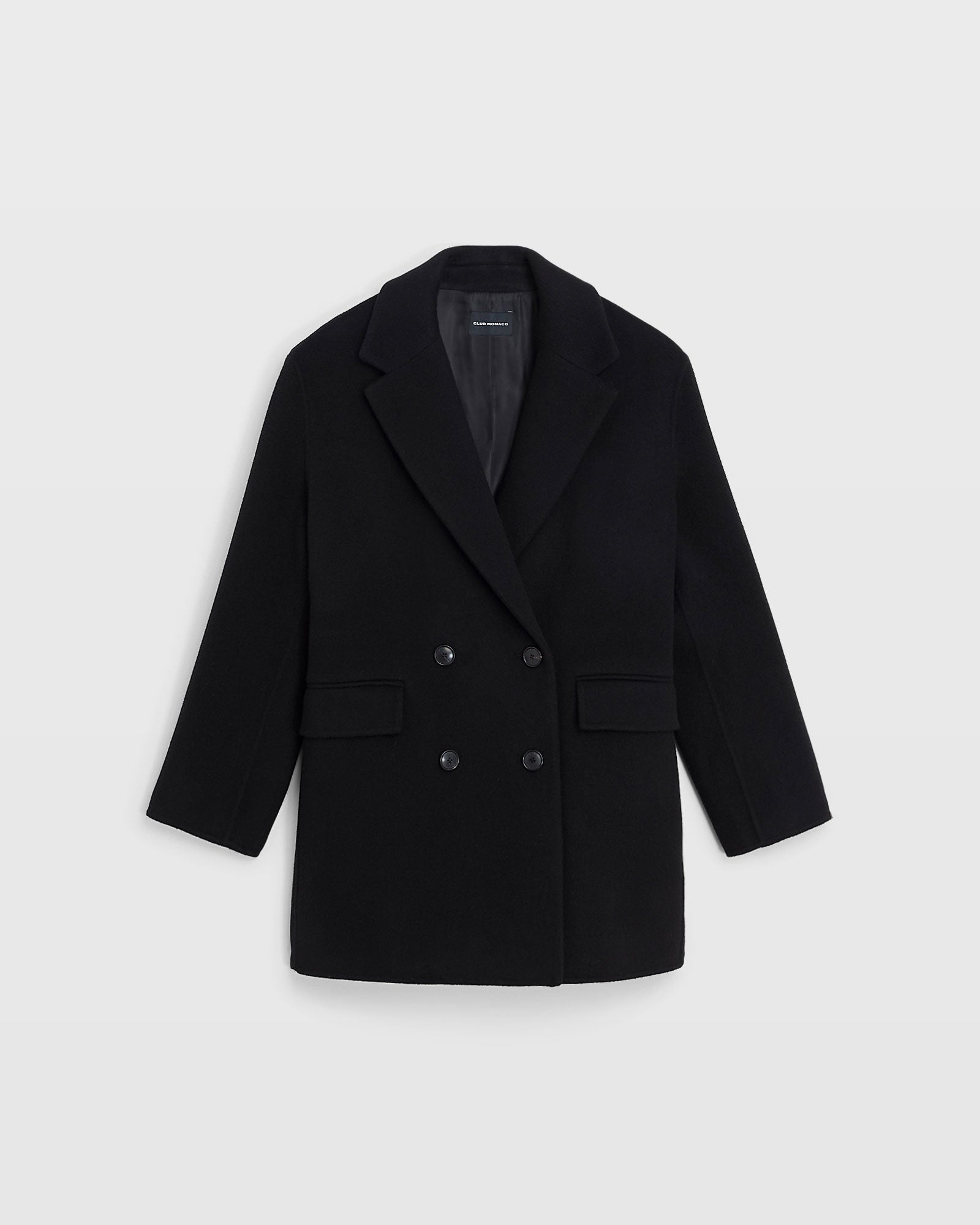 CLUB MONACO - Faith Midi Coat - Noir