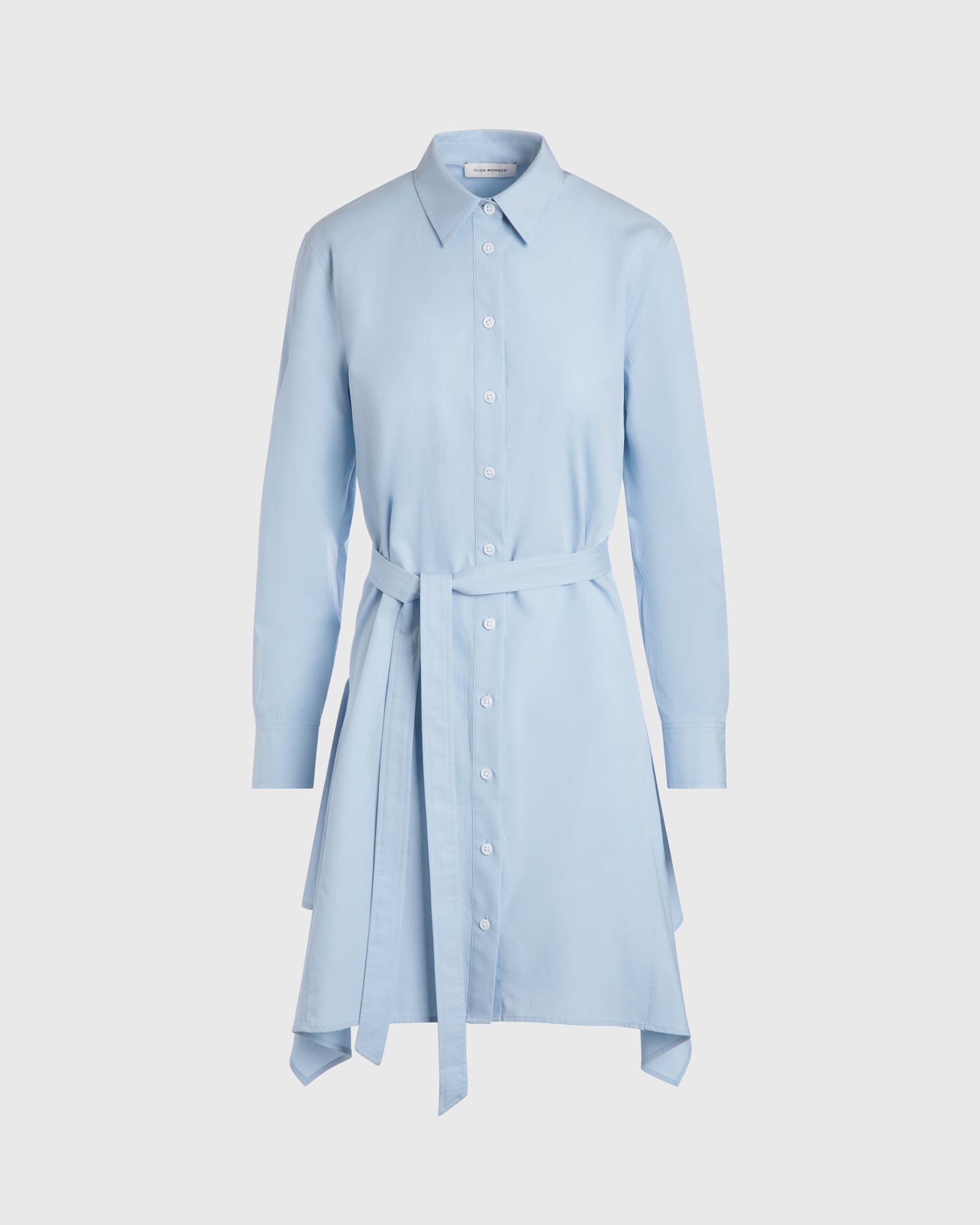 CLUB MONACO - Robe chemise trapèze - Bleu
