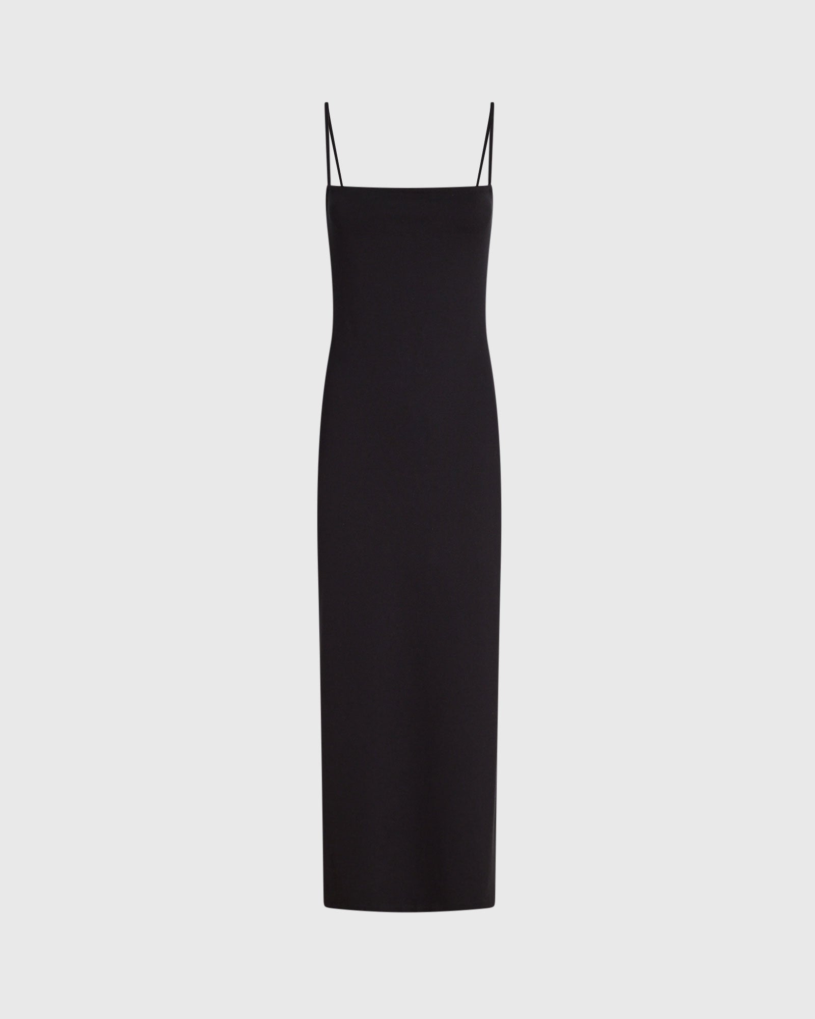 CLUB MONACO - Robe ajustée à col carré - Noir