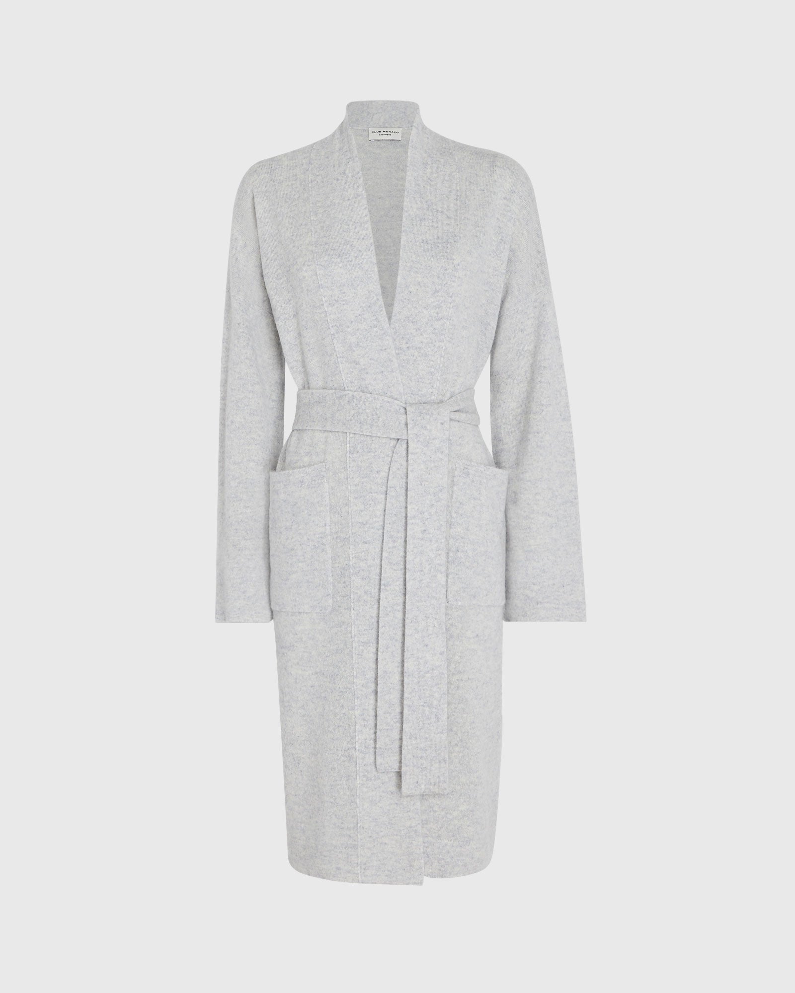 CLUB MONACO - Cashmere Robe - Light Heather Grey