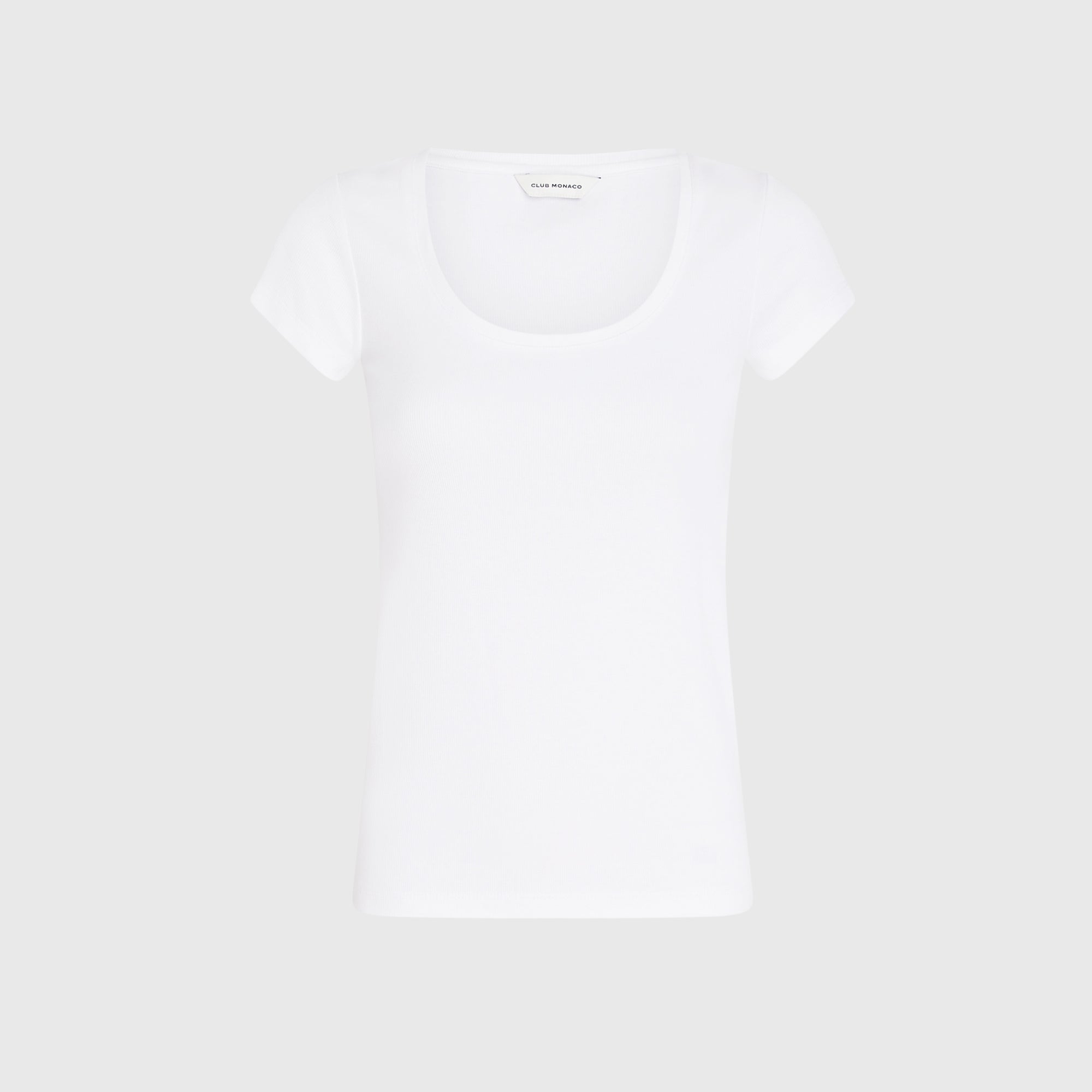 CLUB MONACO - T-shirt Bowee à encolure dégagée - Blanc