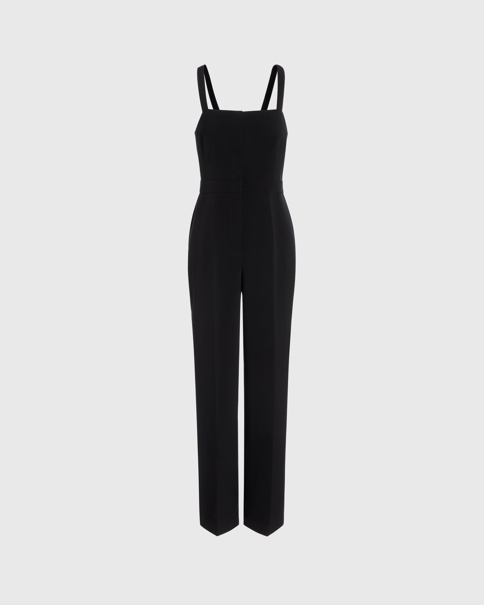 CLUB MONACO - Darted Crepe Jumpsuit - Black