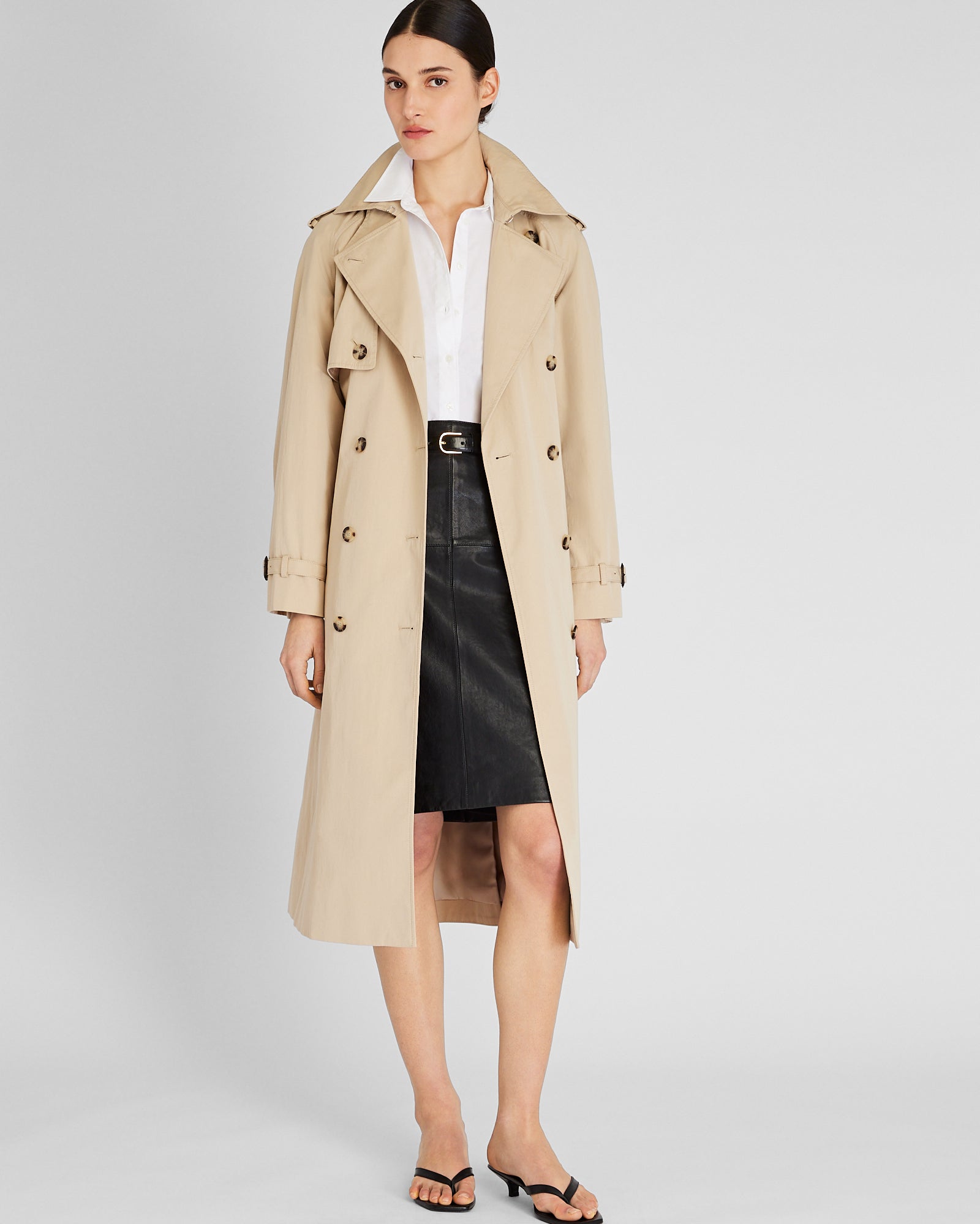 CLUB MONACO - Trench Monaco - Brun