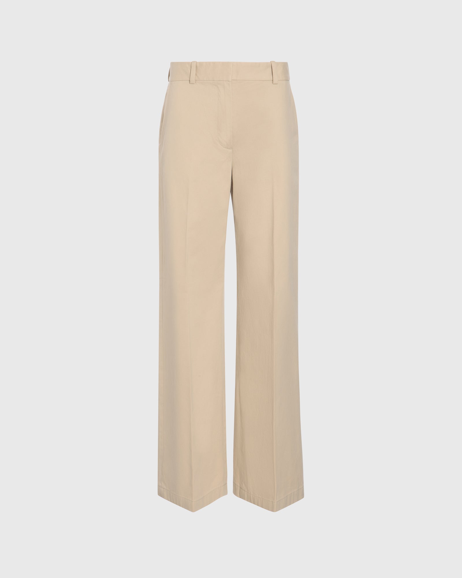 CLUB MONACO - Wide Leg Chino Pant - Light Tan