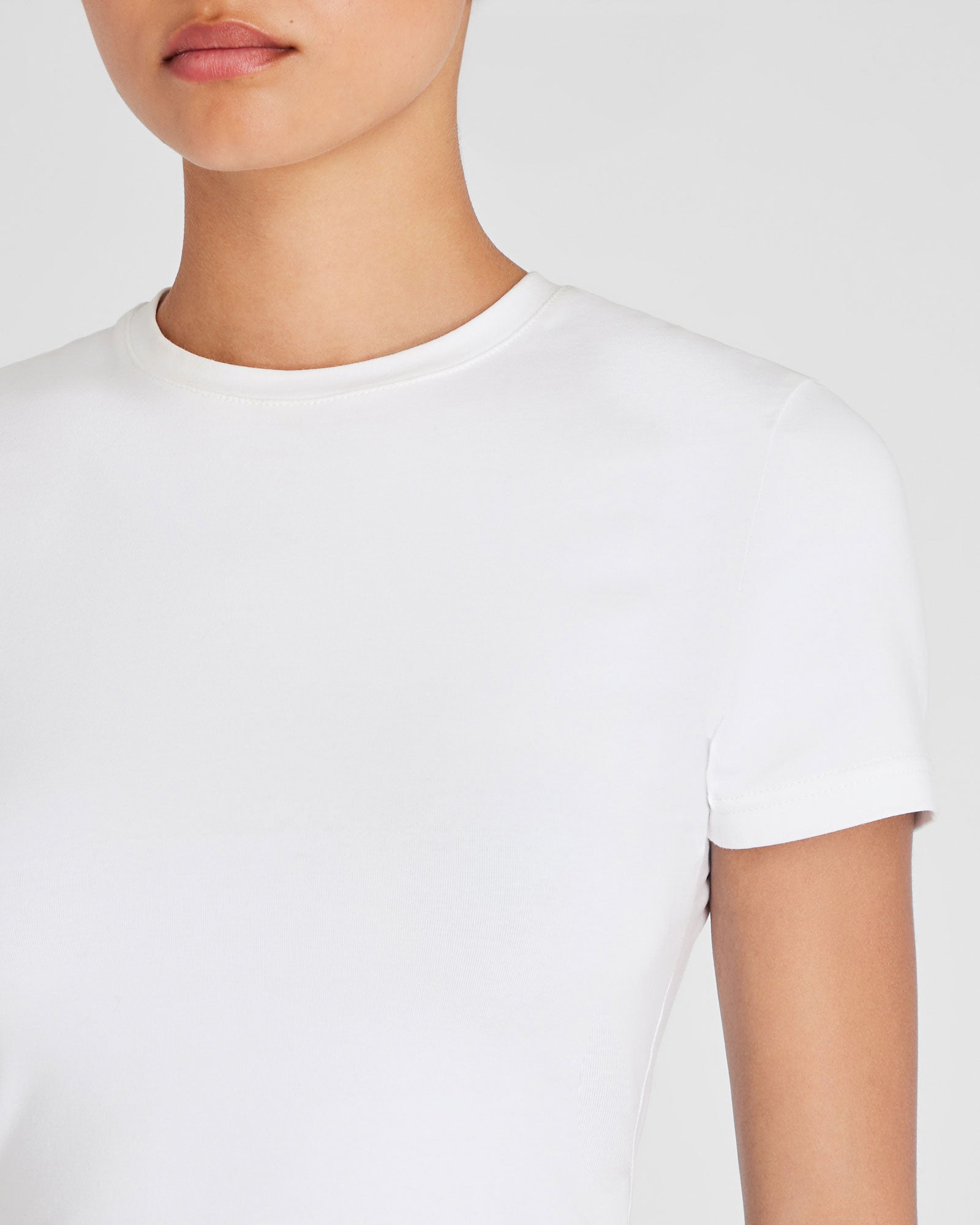 CLUB MONACO - T-shirt Contour - Blanc