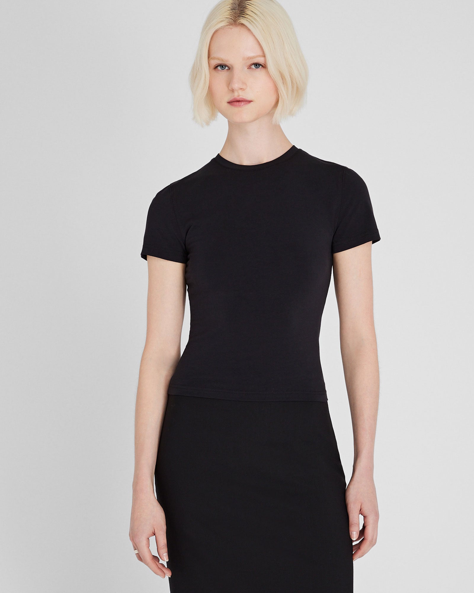 CLUB MONACO - T-shirt Contour - Noir