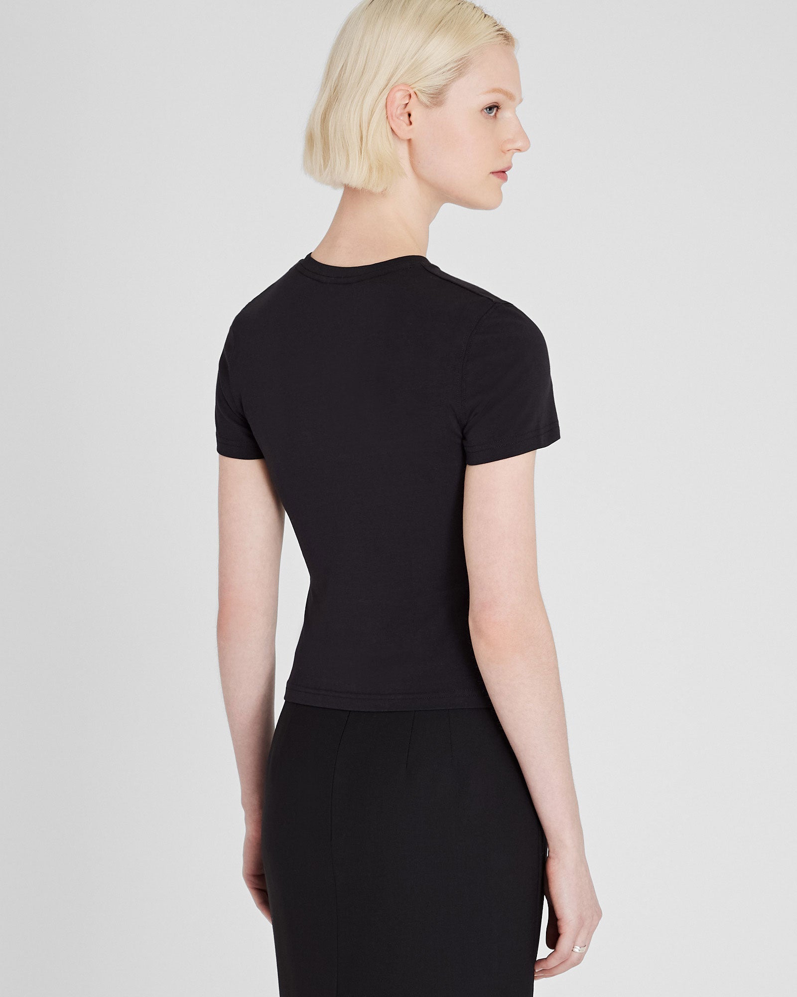 CLUB MONACO - T-shirt Contour - Noir