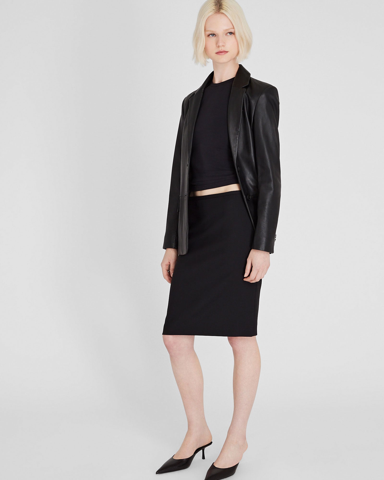CLUB MONACO - T-shirt Contour - Noir