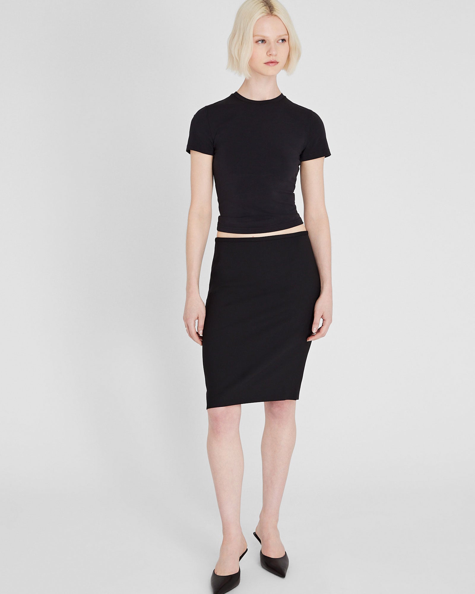 CLUB MONACO - T-shirt Contour - Noir