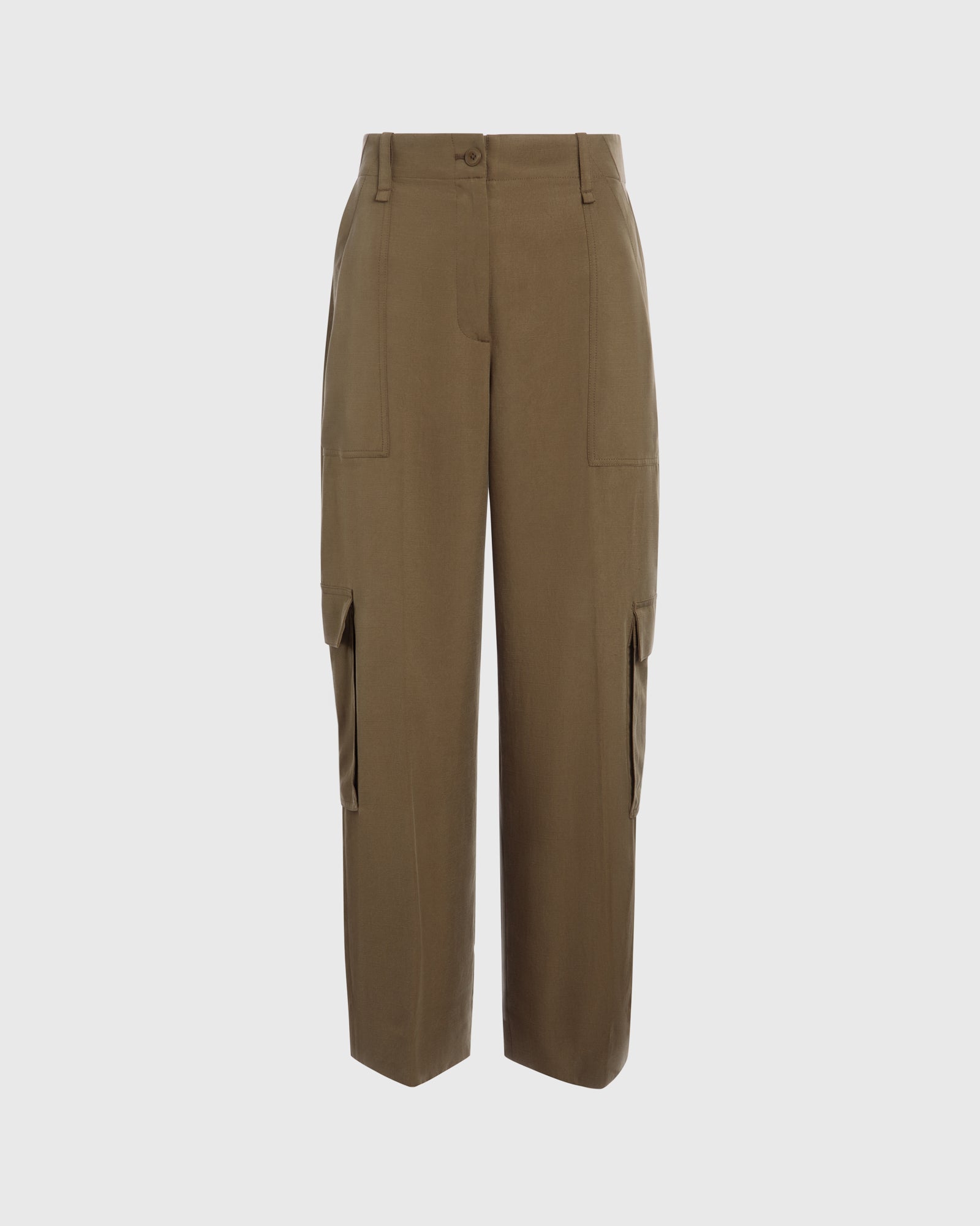 CLUB MONACO - Tab Detail Cargo Pant - Dark Olive