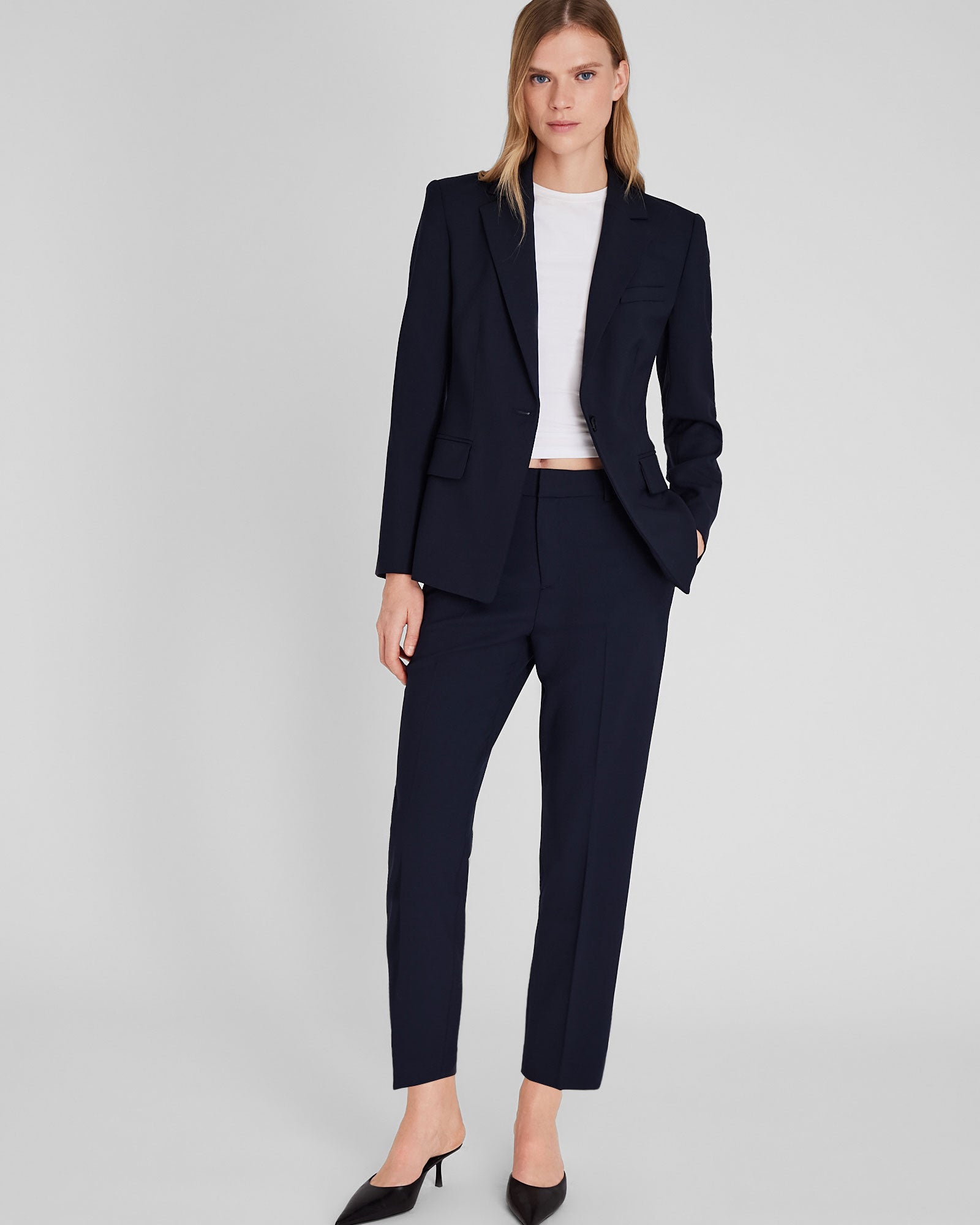 Club Monaco Borrem Suit Pants - Navy