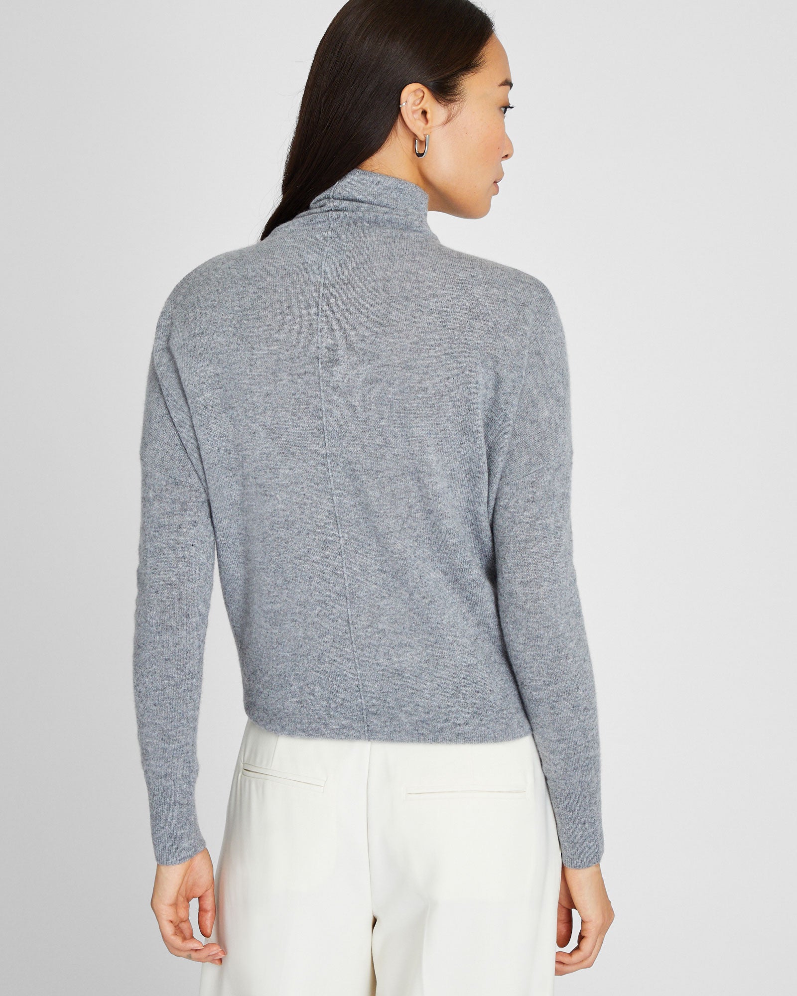 CLUB MONACO - Chandail en cachemire Safiya - Gris Chiné Moyen