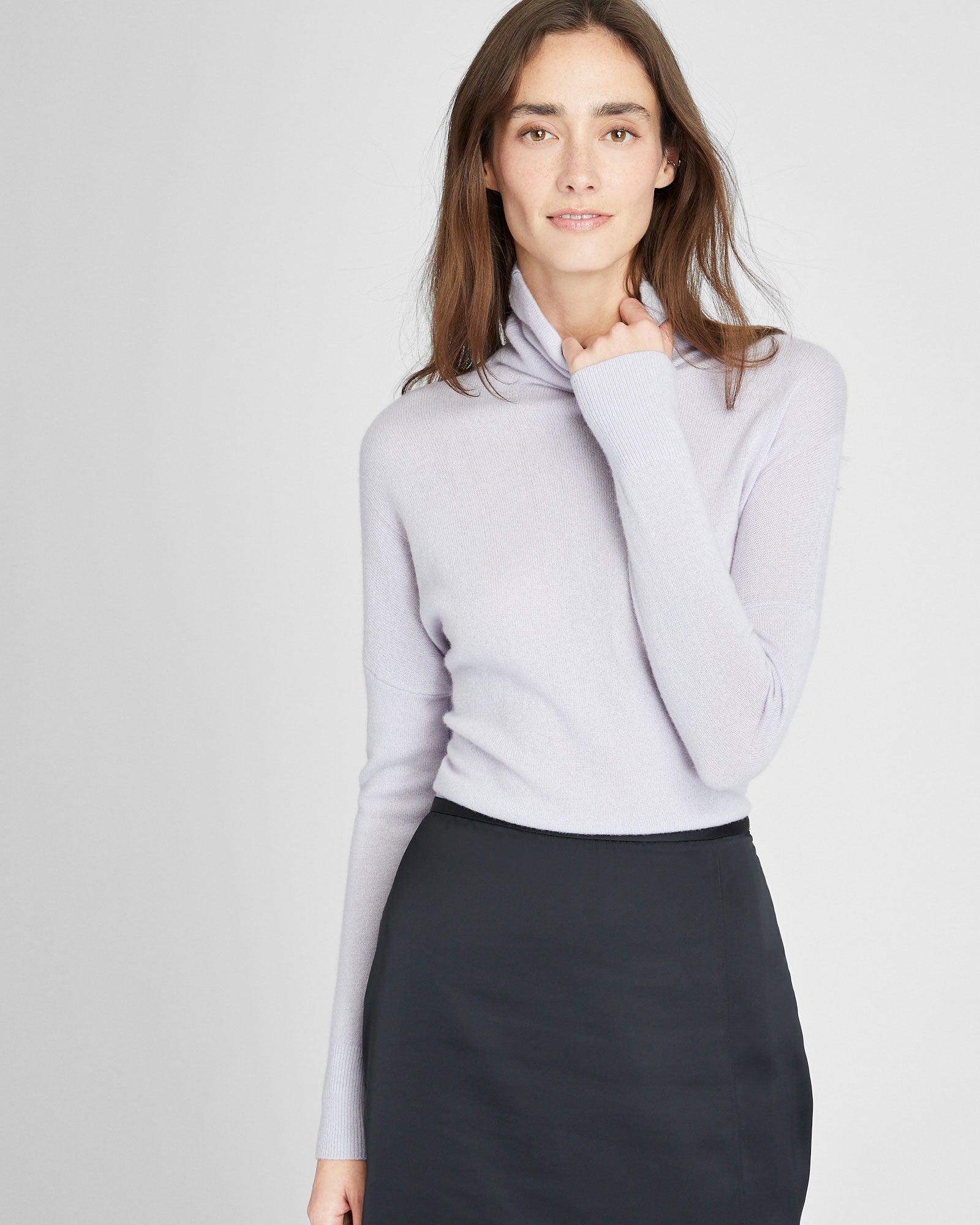 CLUB MONACO - Safiya Cashmere Sweater - Light Grey