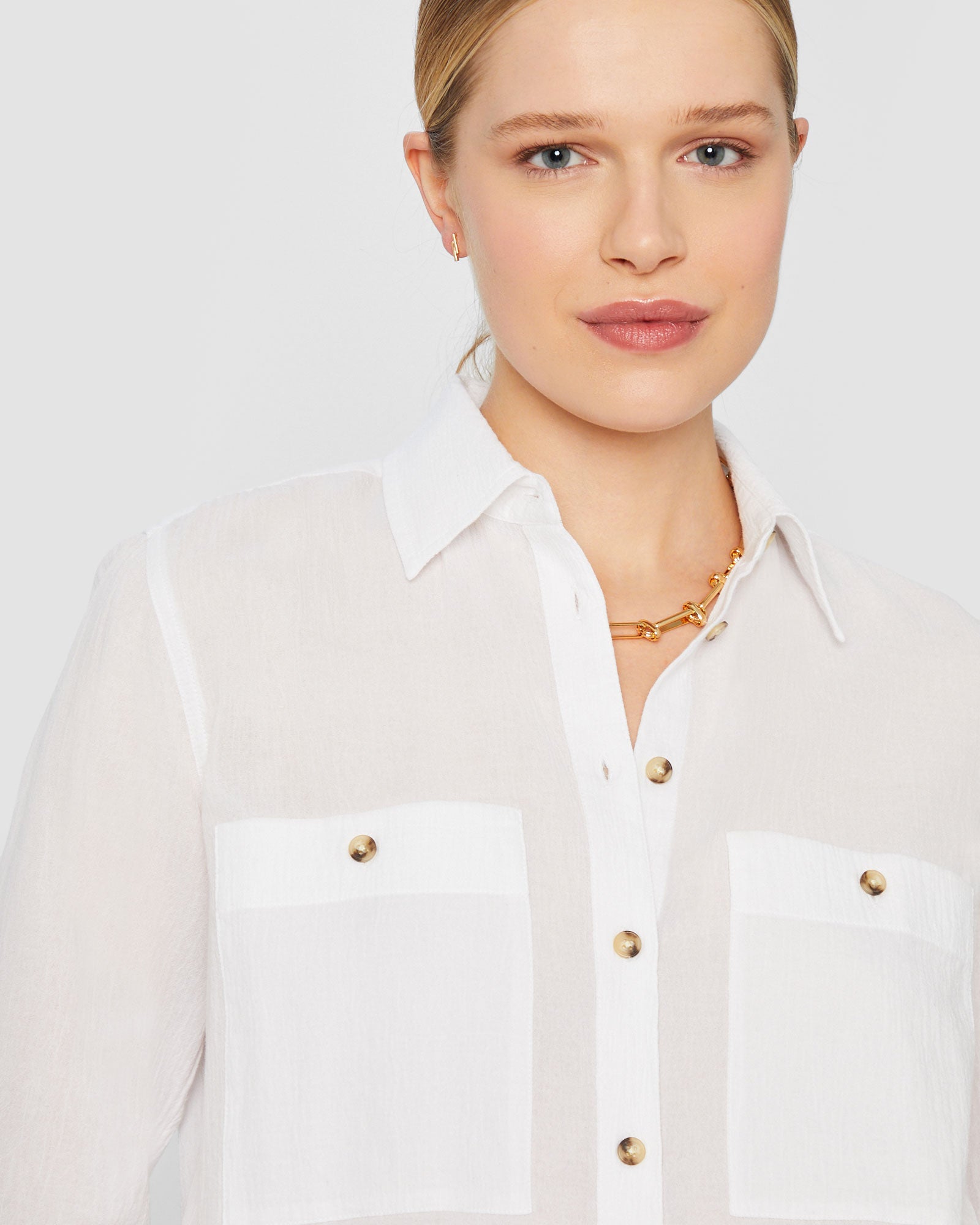 CLUB MONACO - Marnee Shirt - White