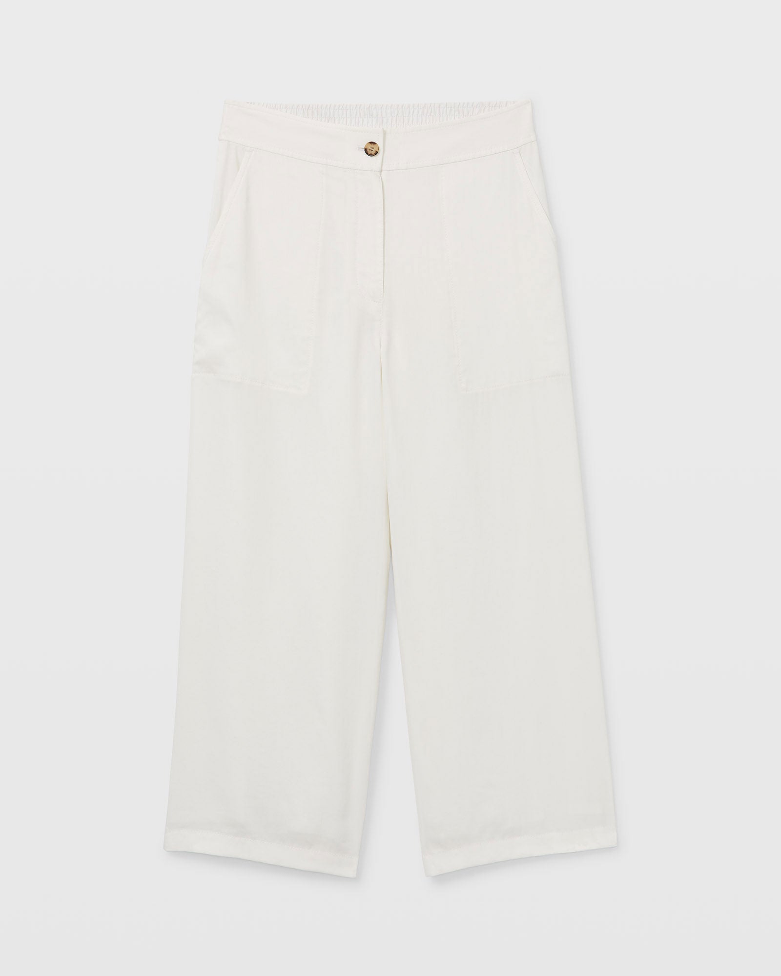 CLUB MONACO - Jupe-culotte légère - Blanc