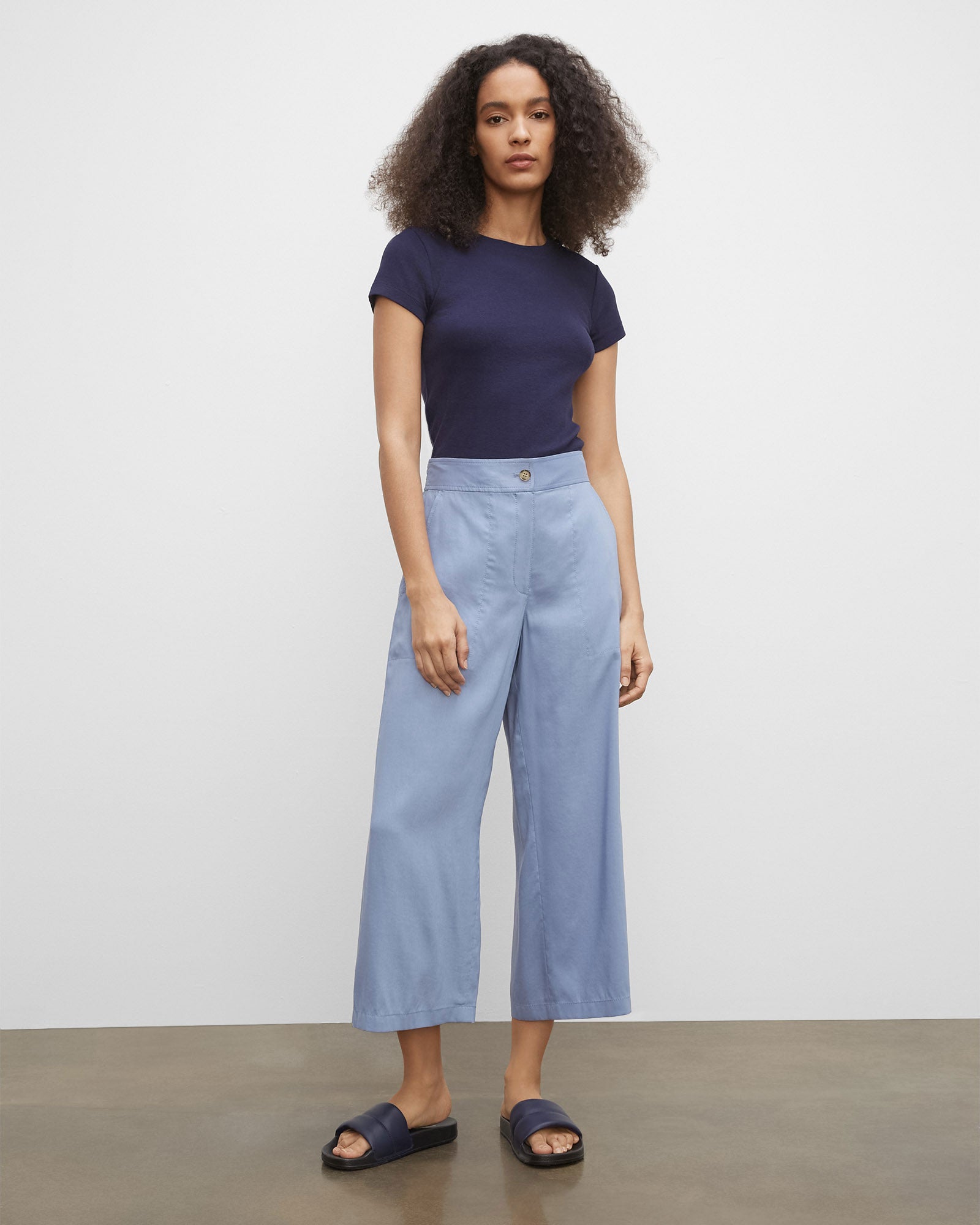 CLUB MONACO - Lightweight Culottes - Blue