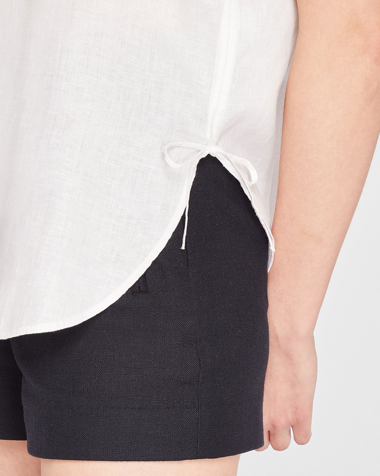 CLUB MONACO - Tunique en lin - Blanc