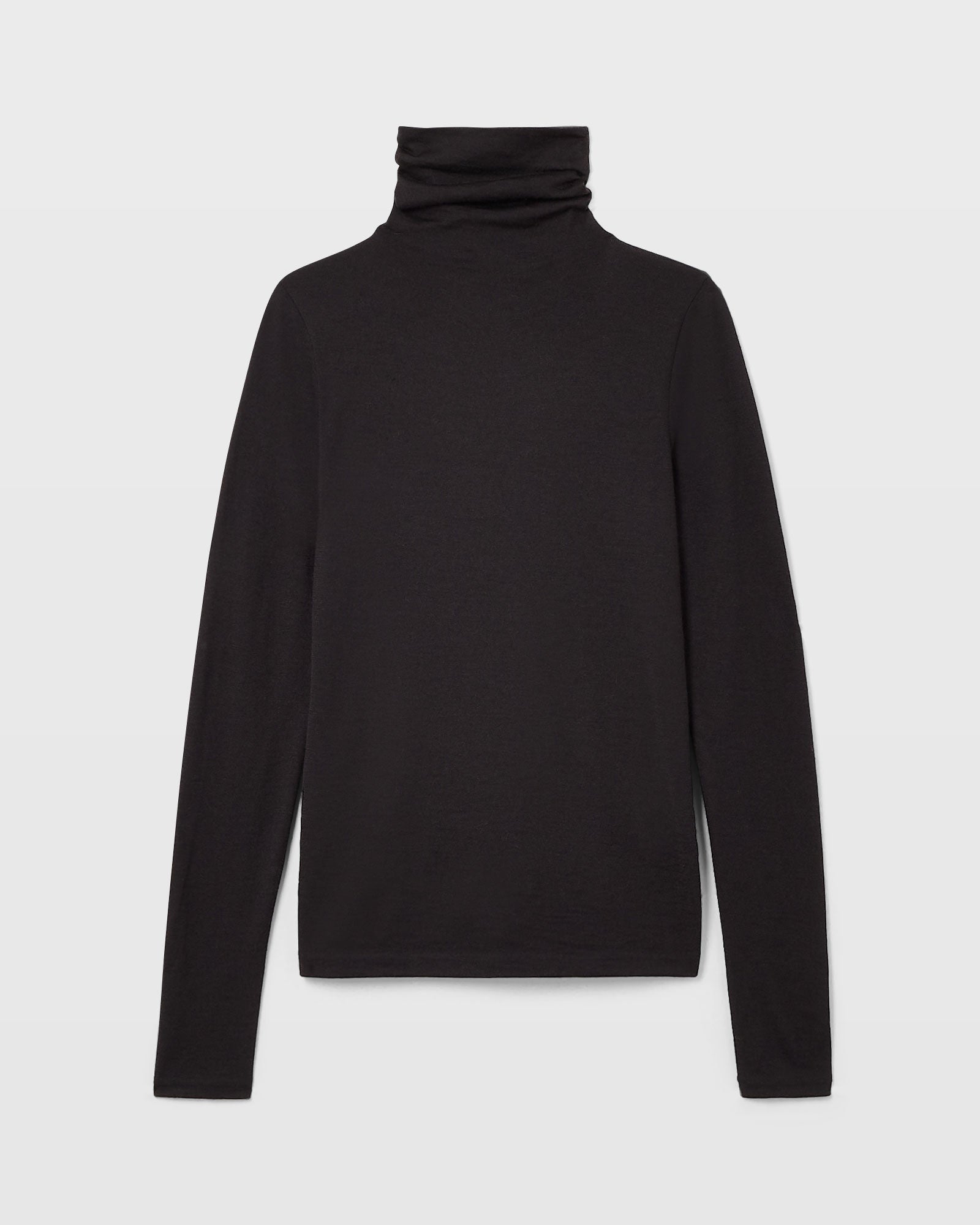 CLUB MONACO - Julianna Wool Blend Turtleneck - Black