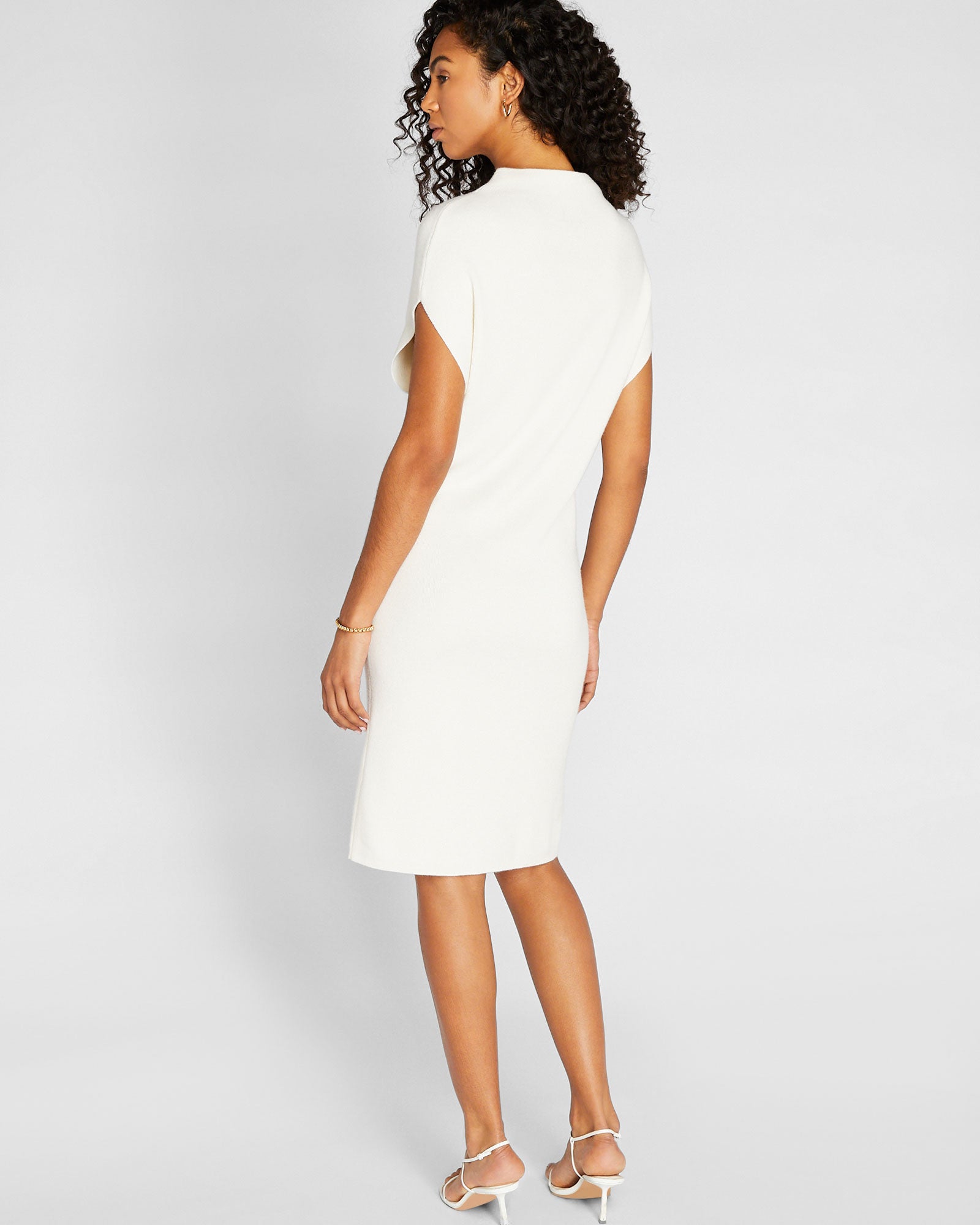 CLUB MONACO - Abhy Sweater Dress - Blanc De Blanc