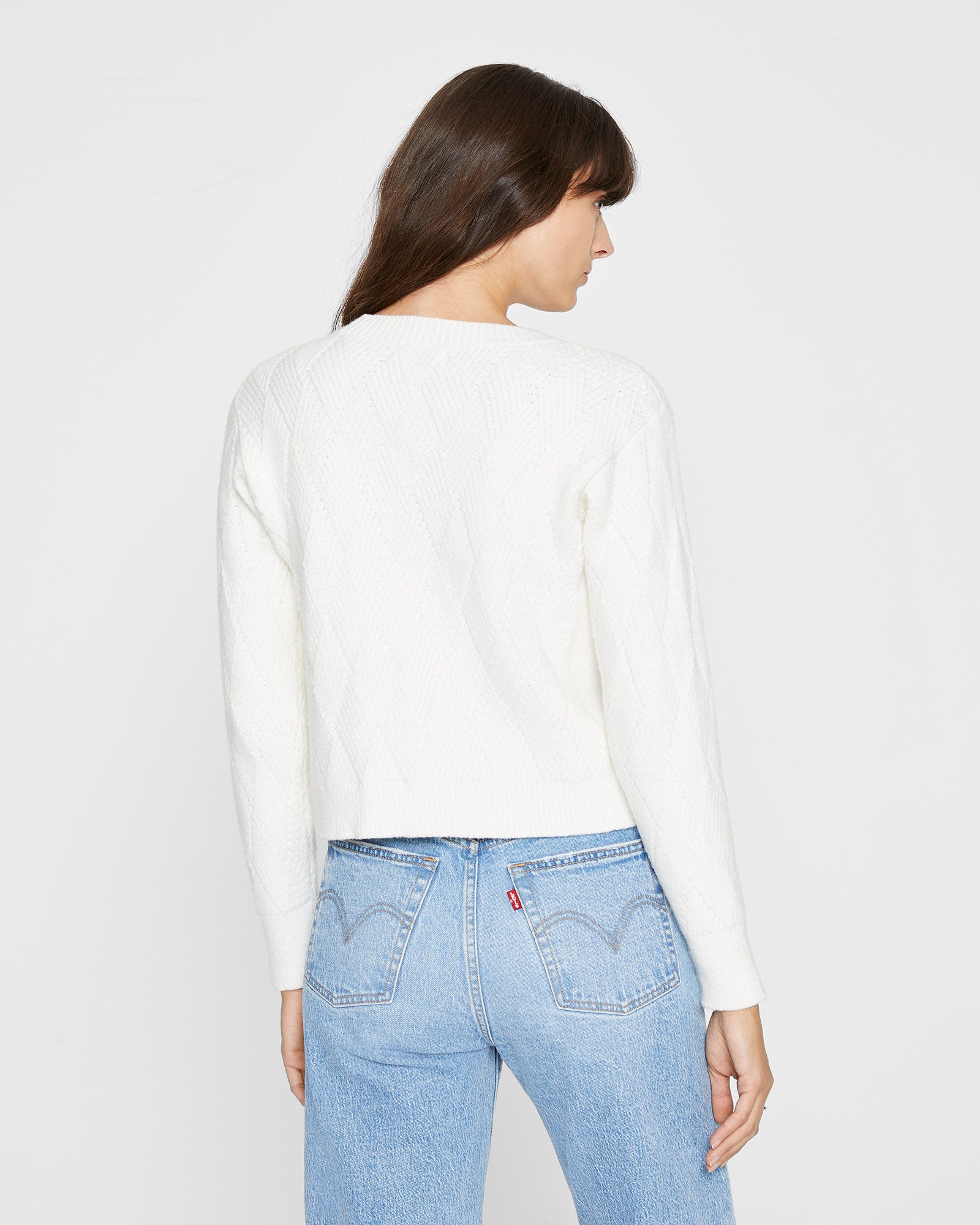 CLUB MONACO - Diamond Crew - Blanc De Blanc