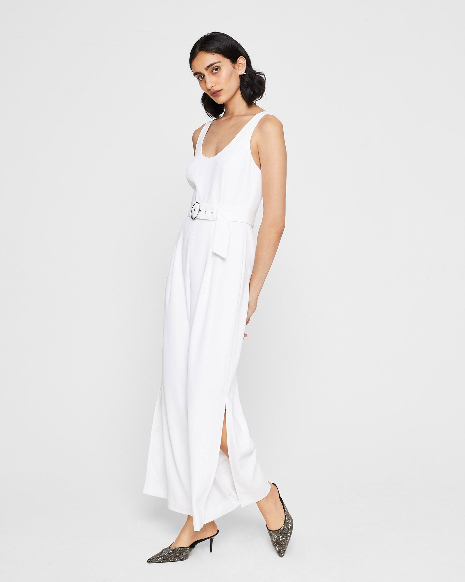 CLUB MONACO - Combinaison à encolure dégagée - Blanc
