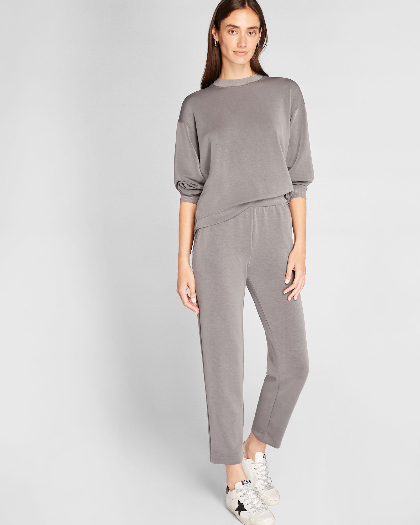 CLUB MONACO - Sandwash Scuba Sweatpant - Grey