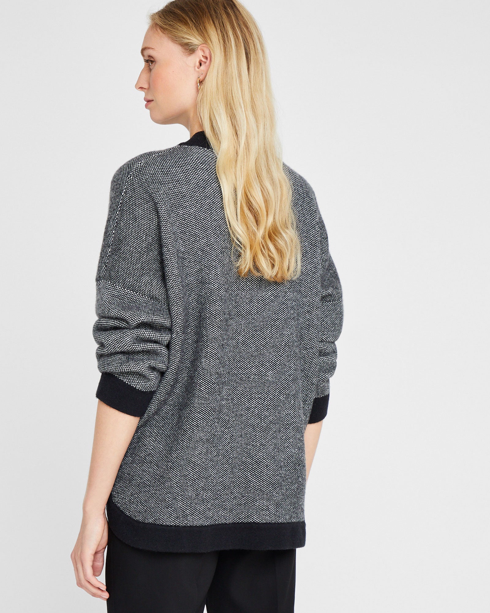 CLUB MONACO - Jacquard Shacket - Black Base