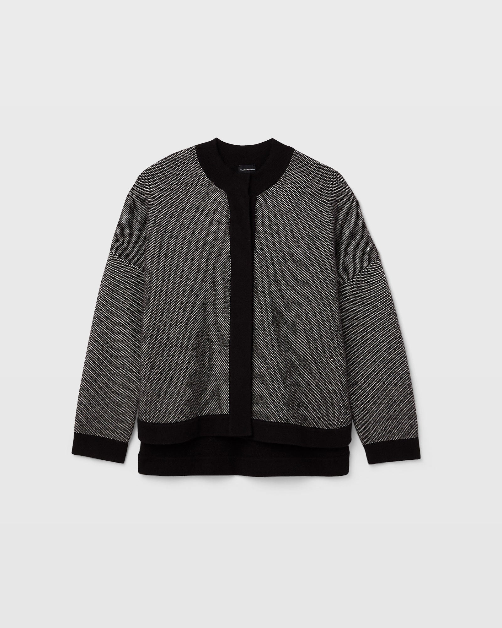 CLUB MONACO - Jacquard Shacket - Black Base
