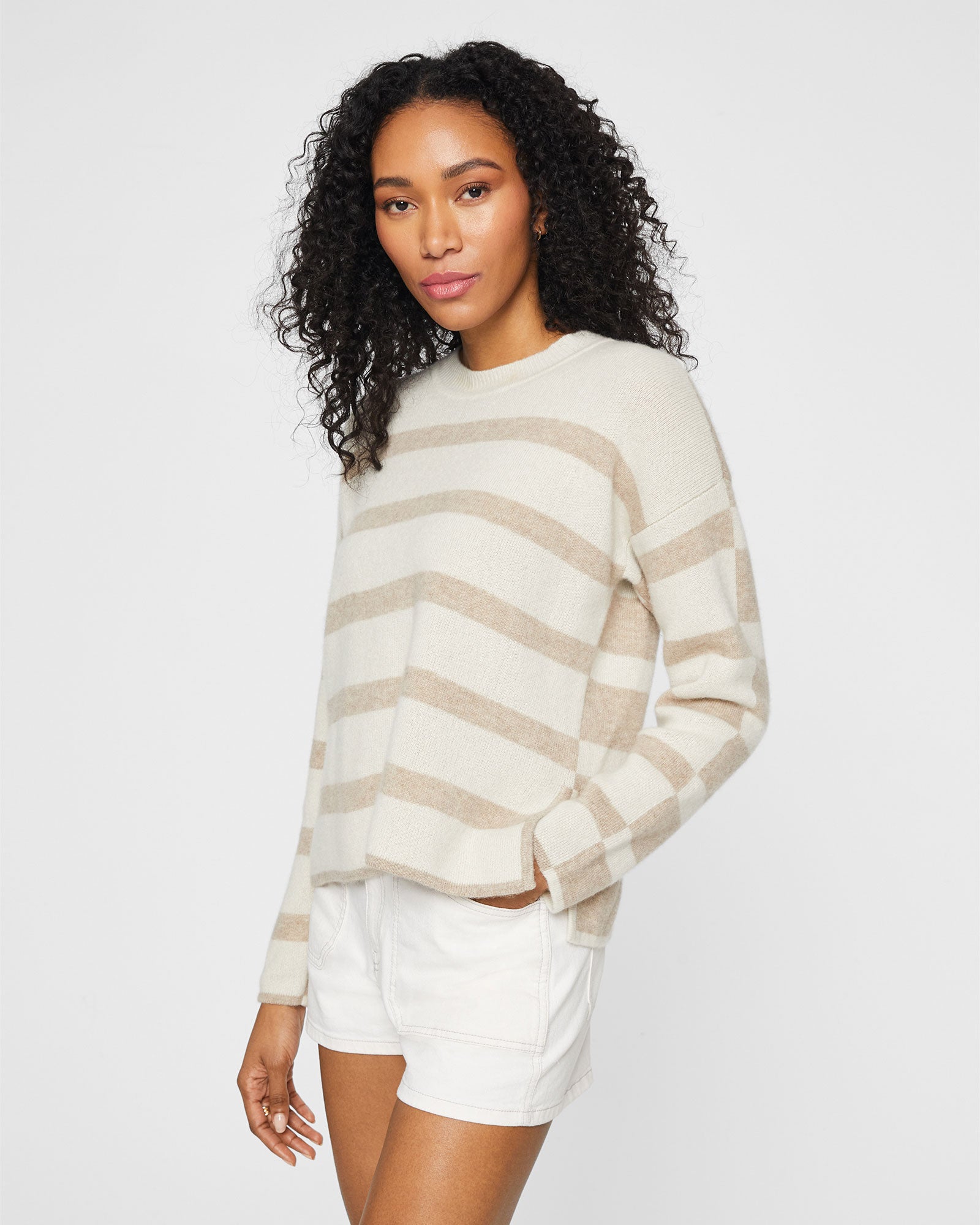 CLUB MONACO - Tricot double-face en cachemire - Blanc De Blanc