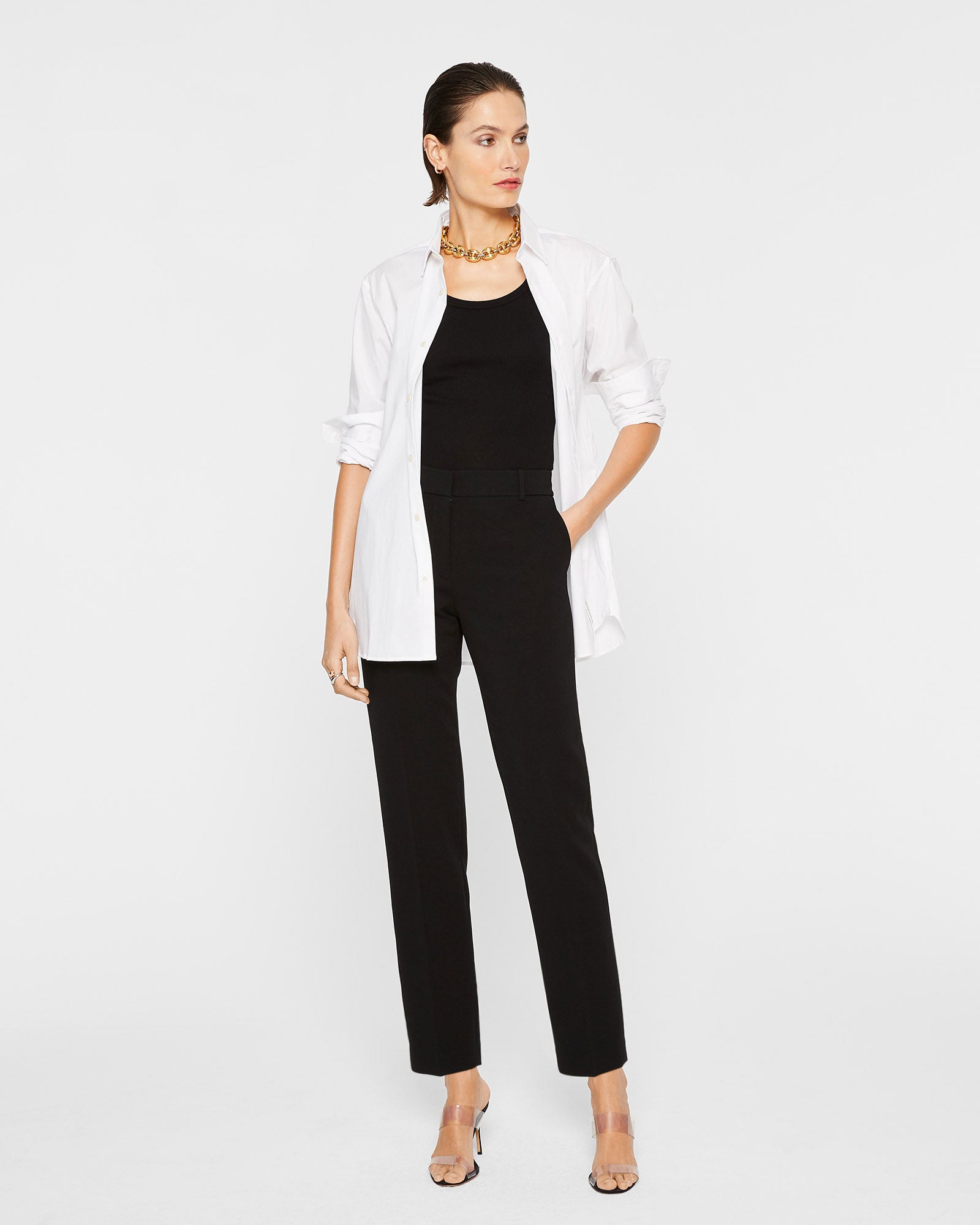 CLUB MONACO - Gaios Pant - Soot Black