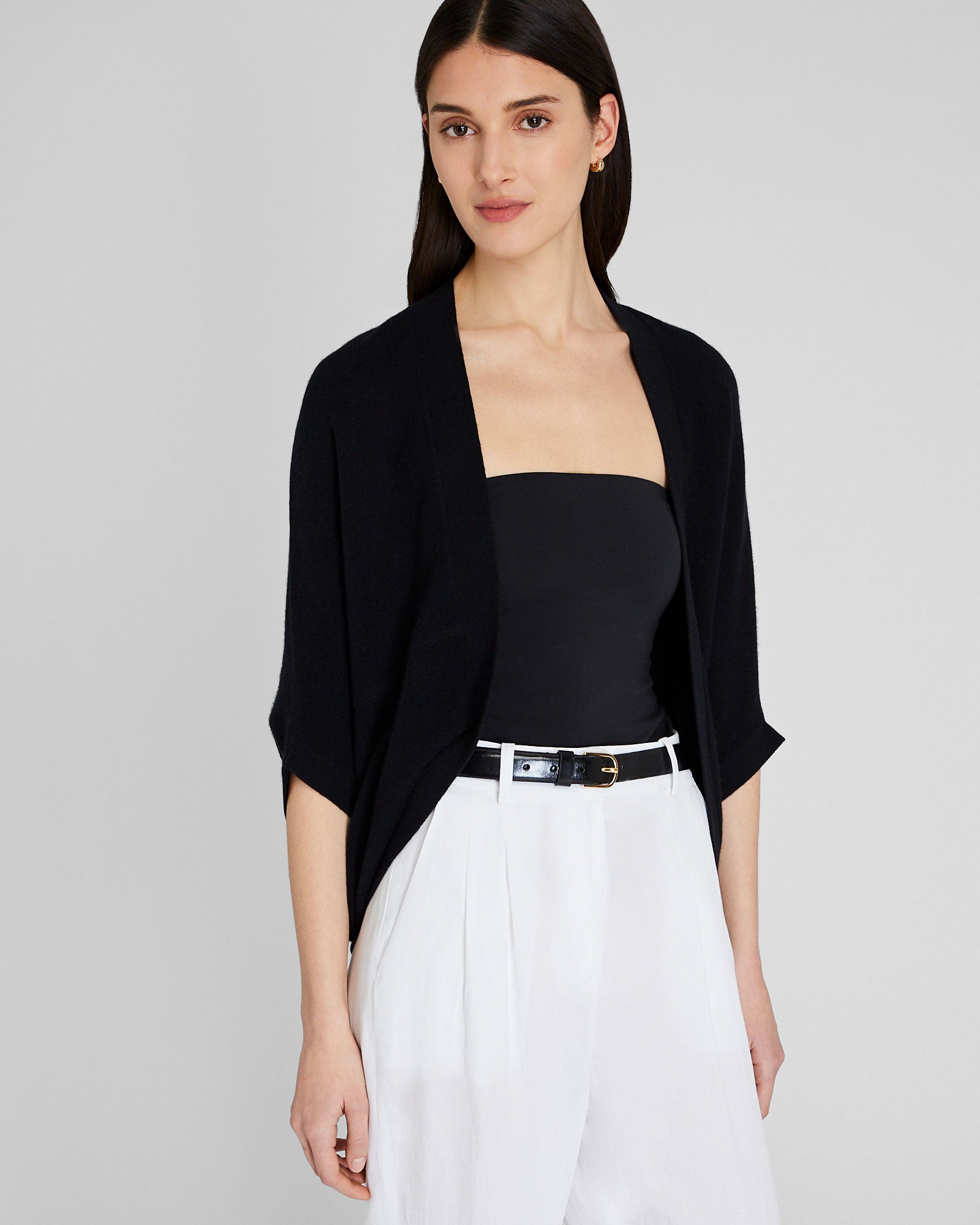CLUB MONACO - Cashmere Shrug - Black