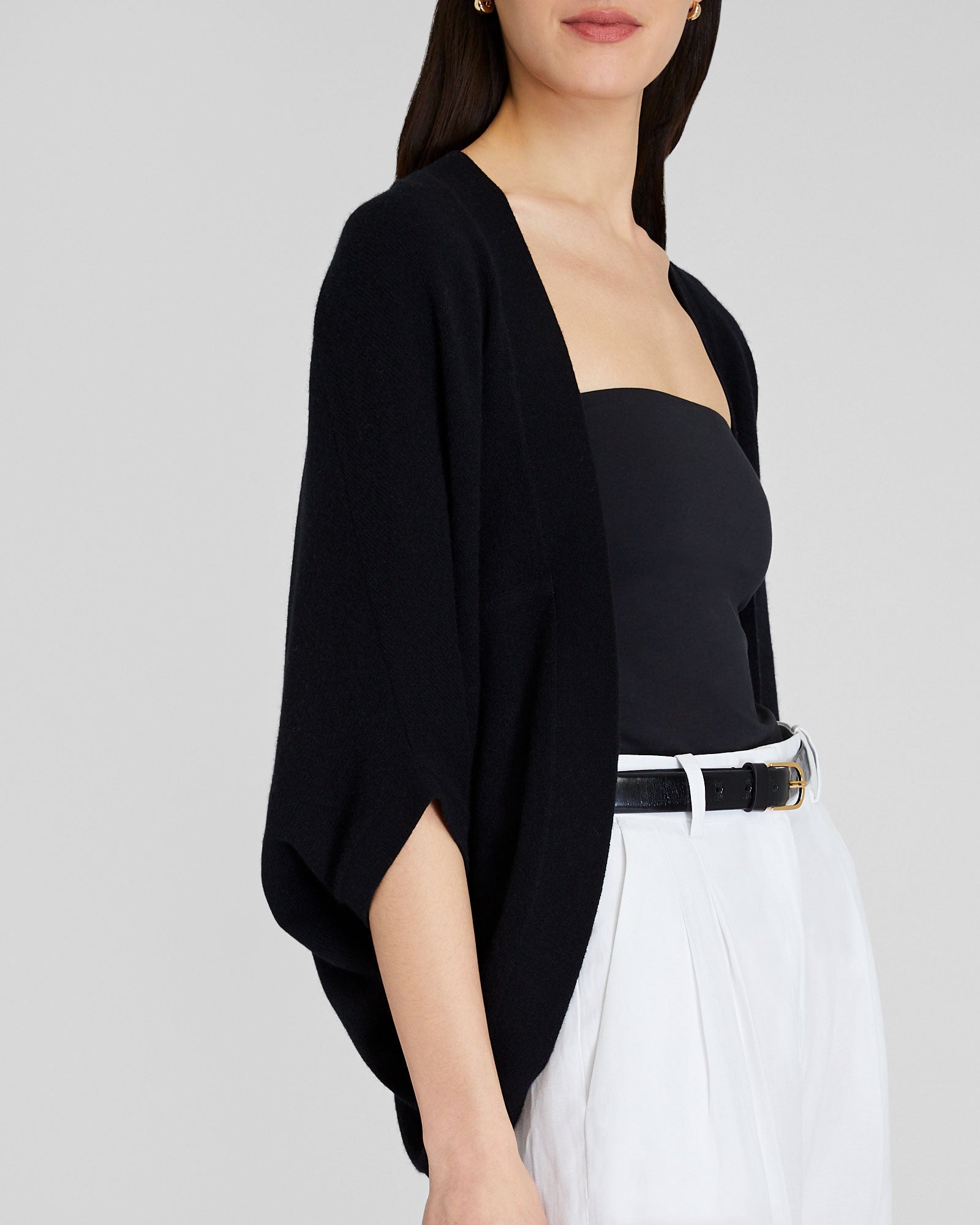 CLUB MONACO - Cashmere Shrug - Black