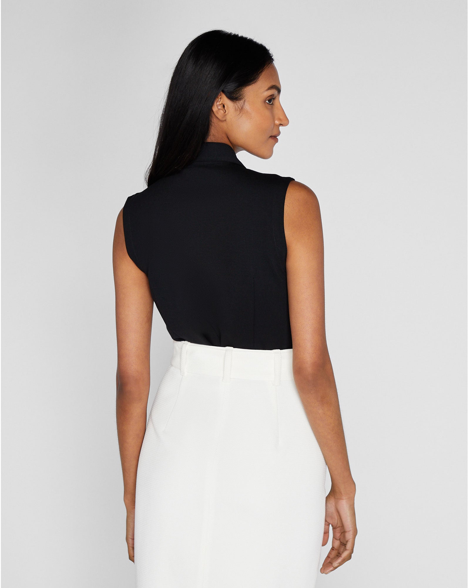 CLUB MONACO - Sleeveless Shirt - Black