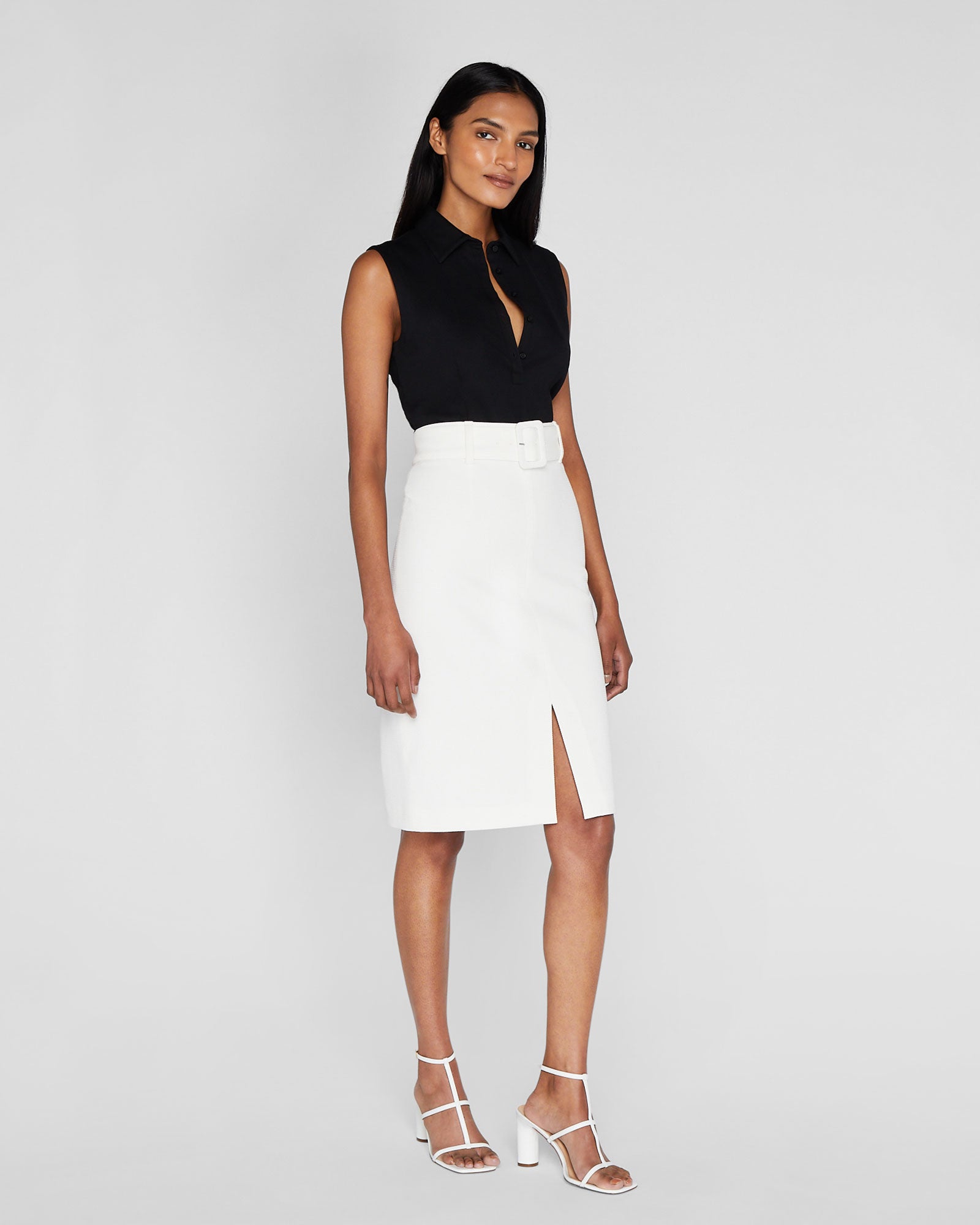 CLUB MONACO - Sleeveless Shirt - Black