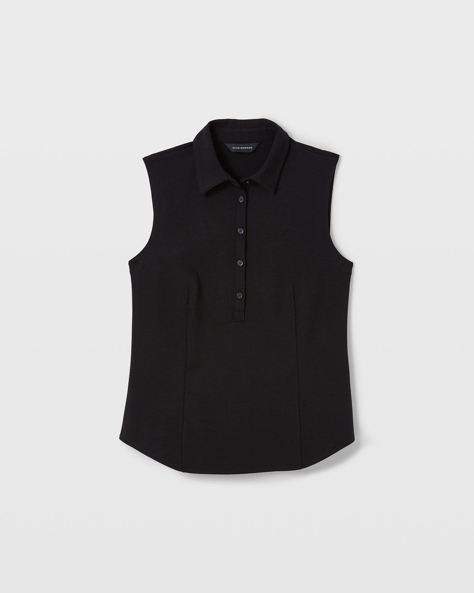 CLUB MONACO - Sleeveless Shirt - Black