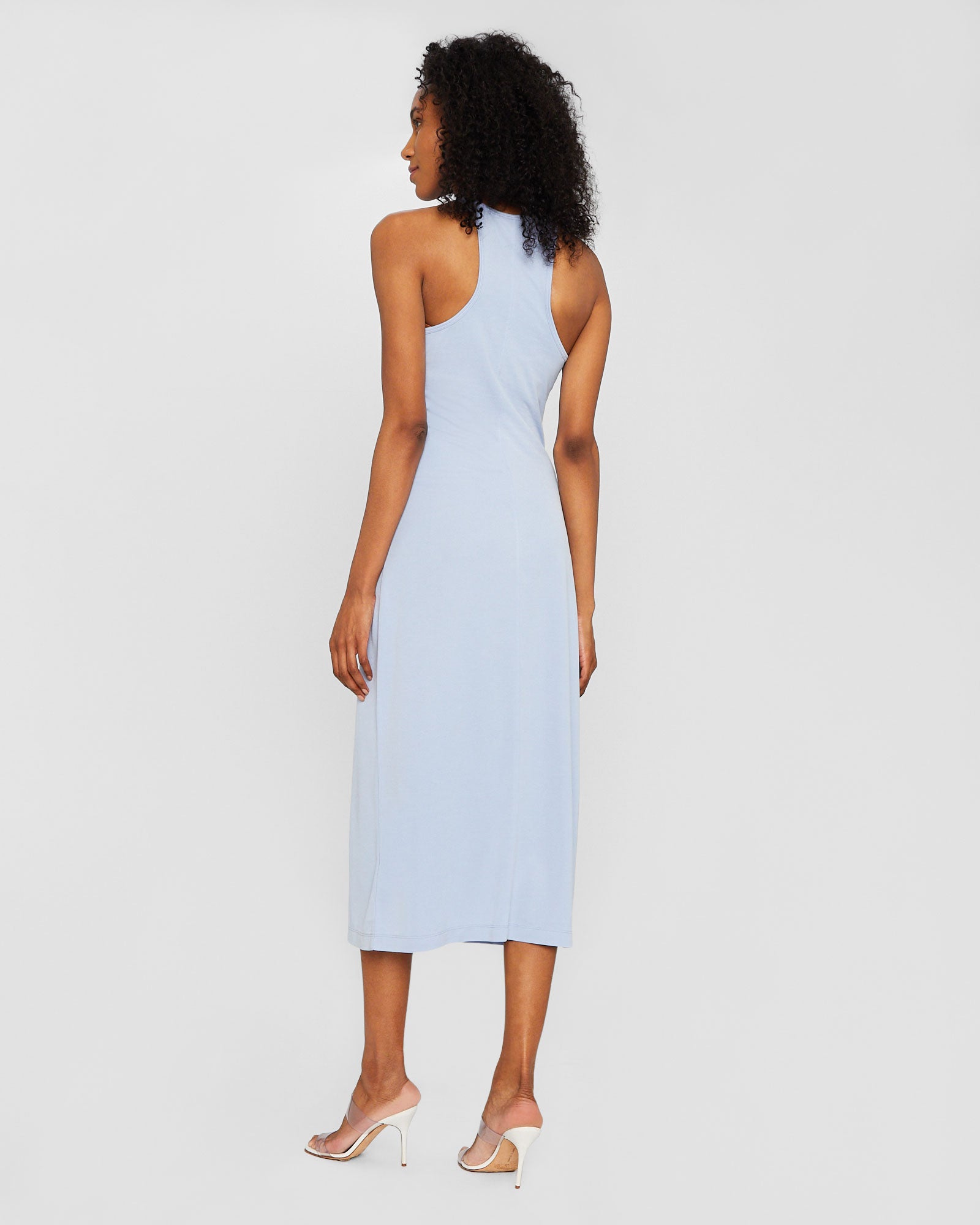 CLUB MONACO - Racerback Sleeveless Maxi Dress - Blue
